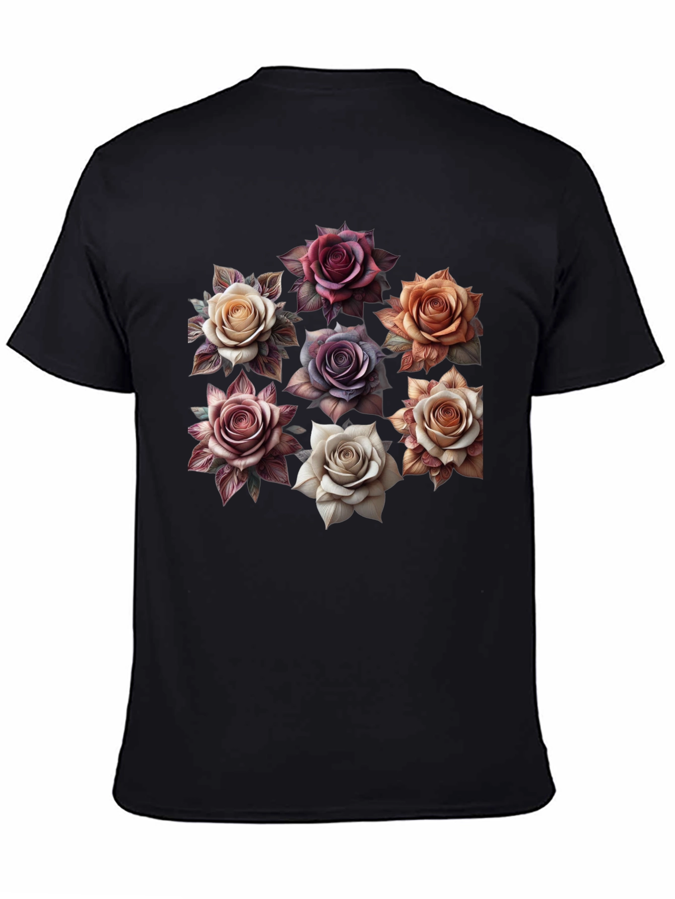 Floral Rose T-Shirt - Stylish Graphic Tee