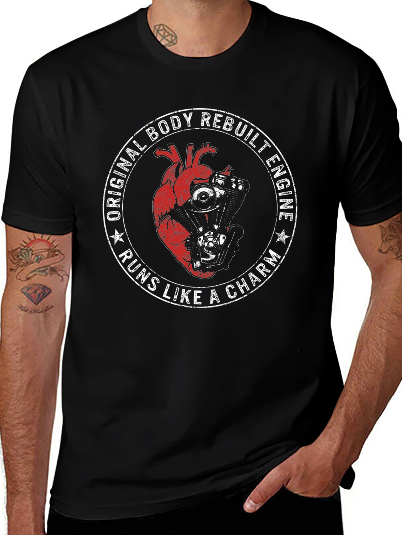 Original Body Rebuilt Engine Graphic T-Shirt