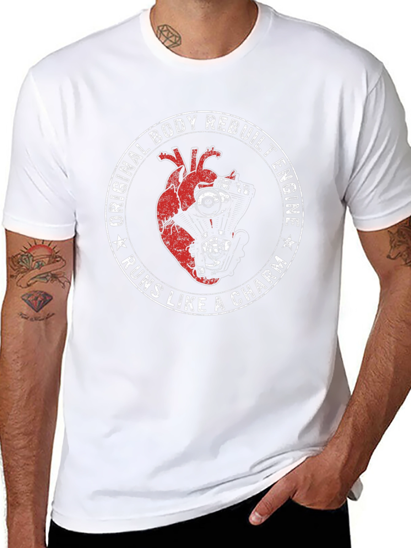 Original Body Rebuilt Engine Graphic T-Shirt