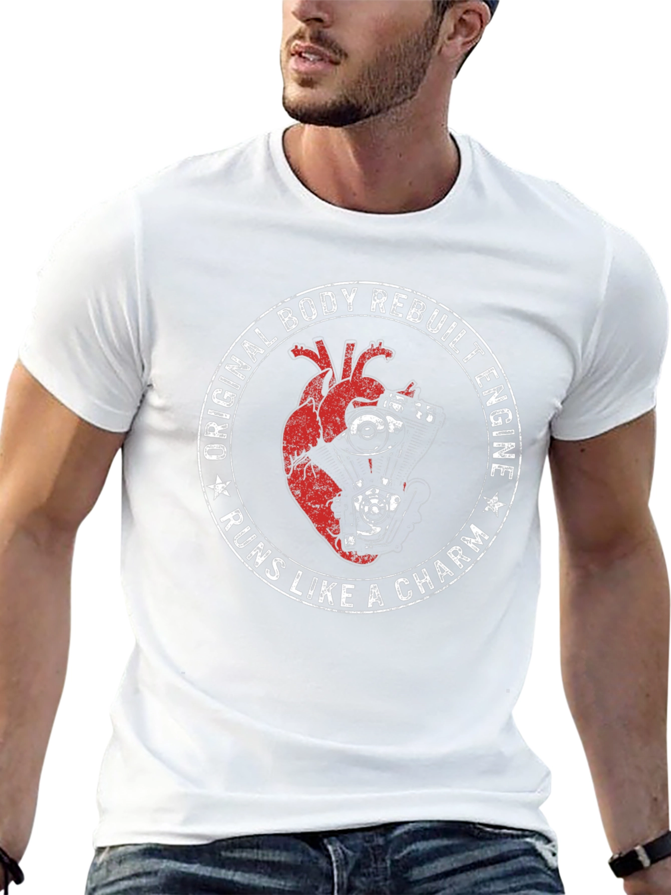 Original Body Rebuilt Engine Graphic T-Shirt