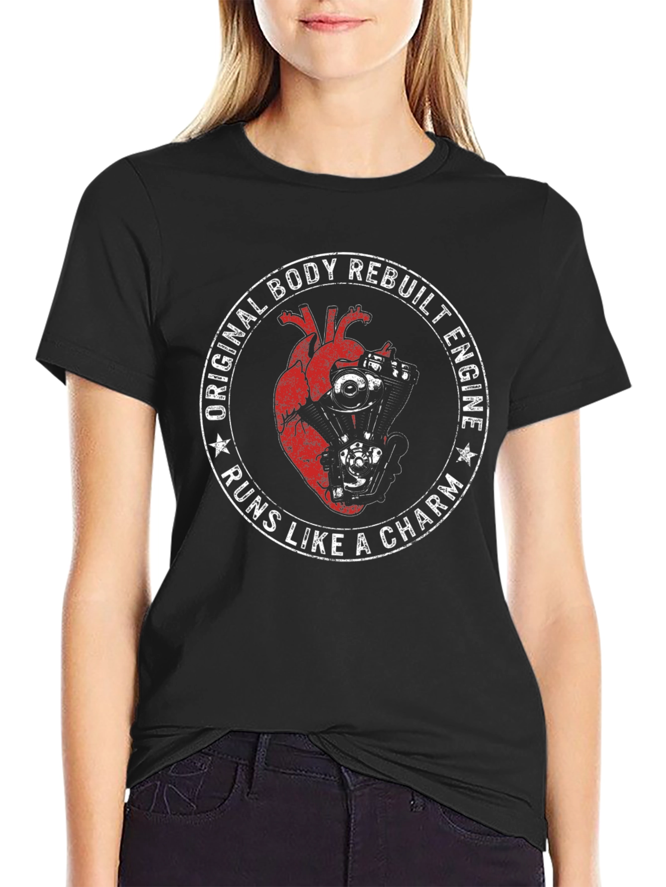 Original Body Rebuilt Engine Graphic T-Shirt