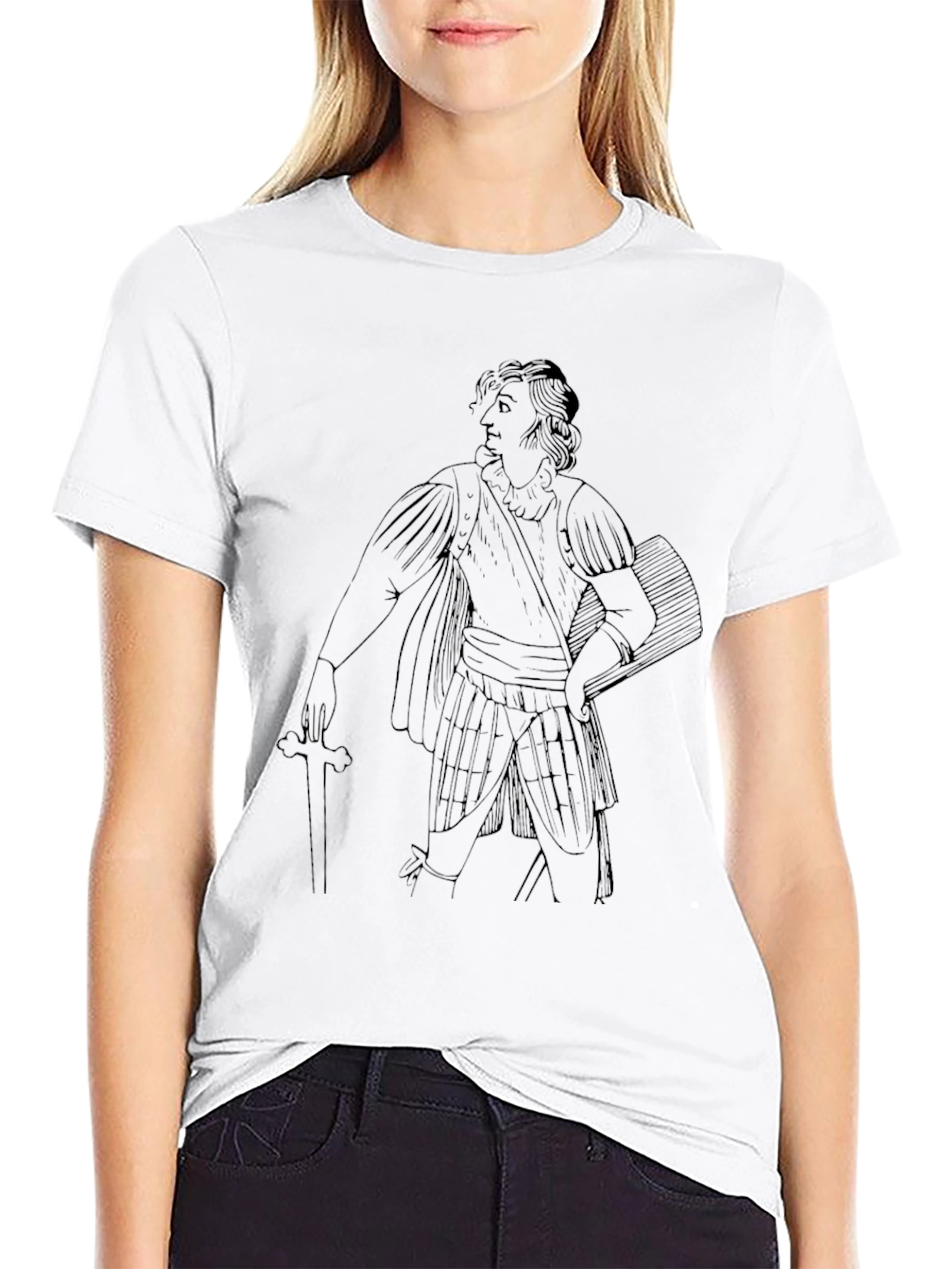 Renaissance Man Graphic Tee - Black