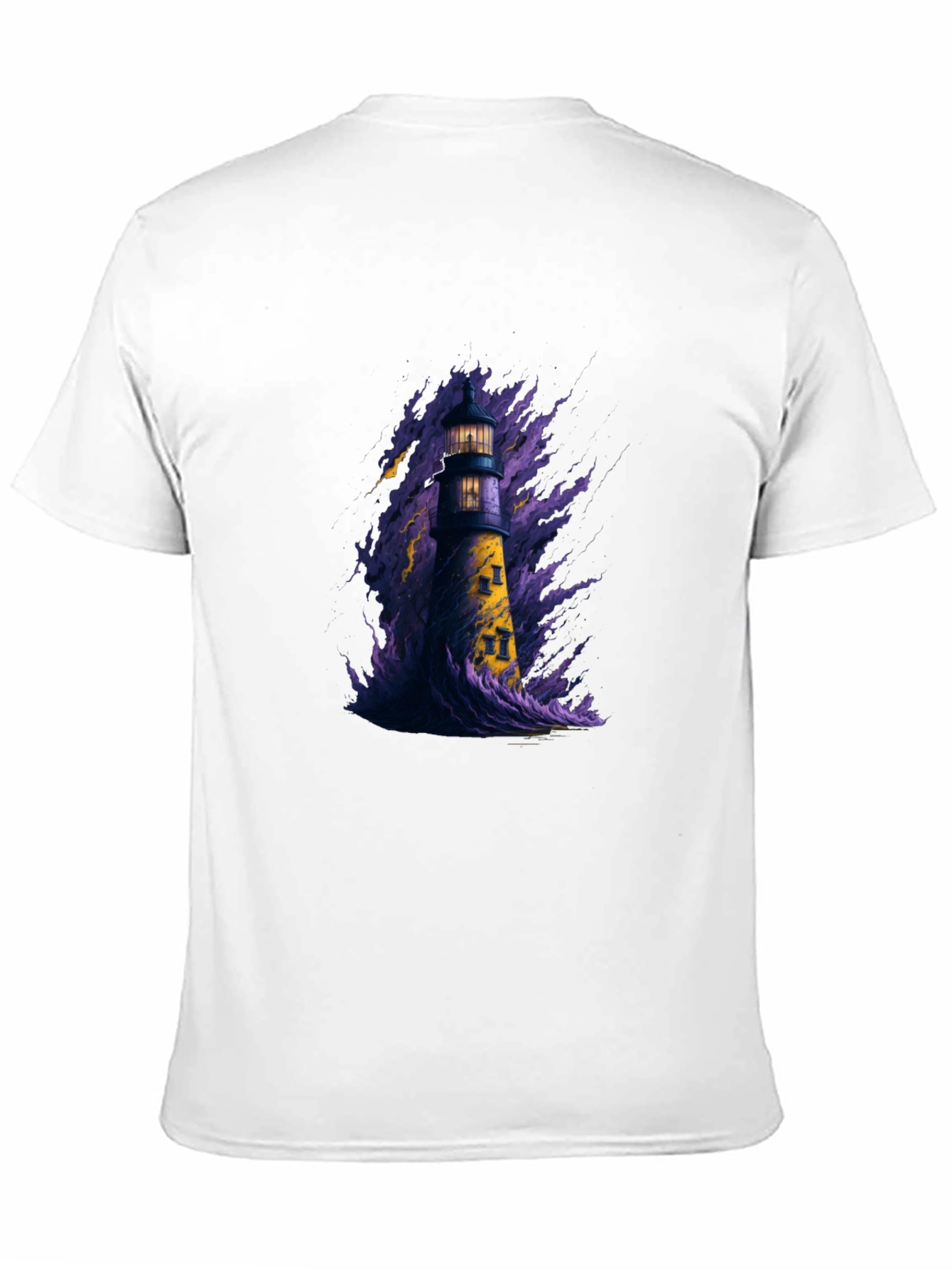 Lighthouse Graphic Tee - Dark Storm Design