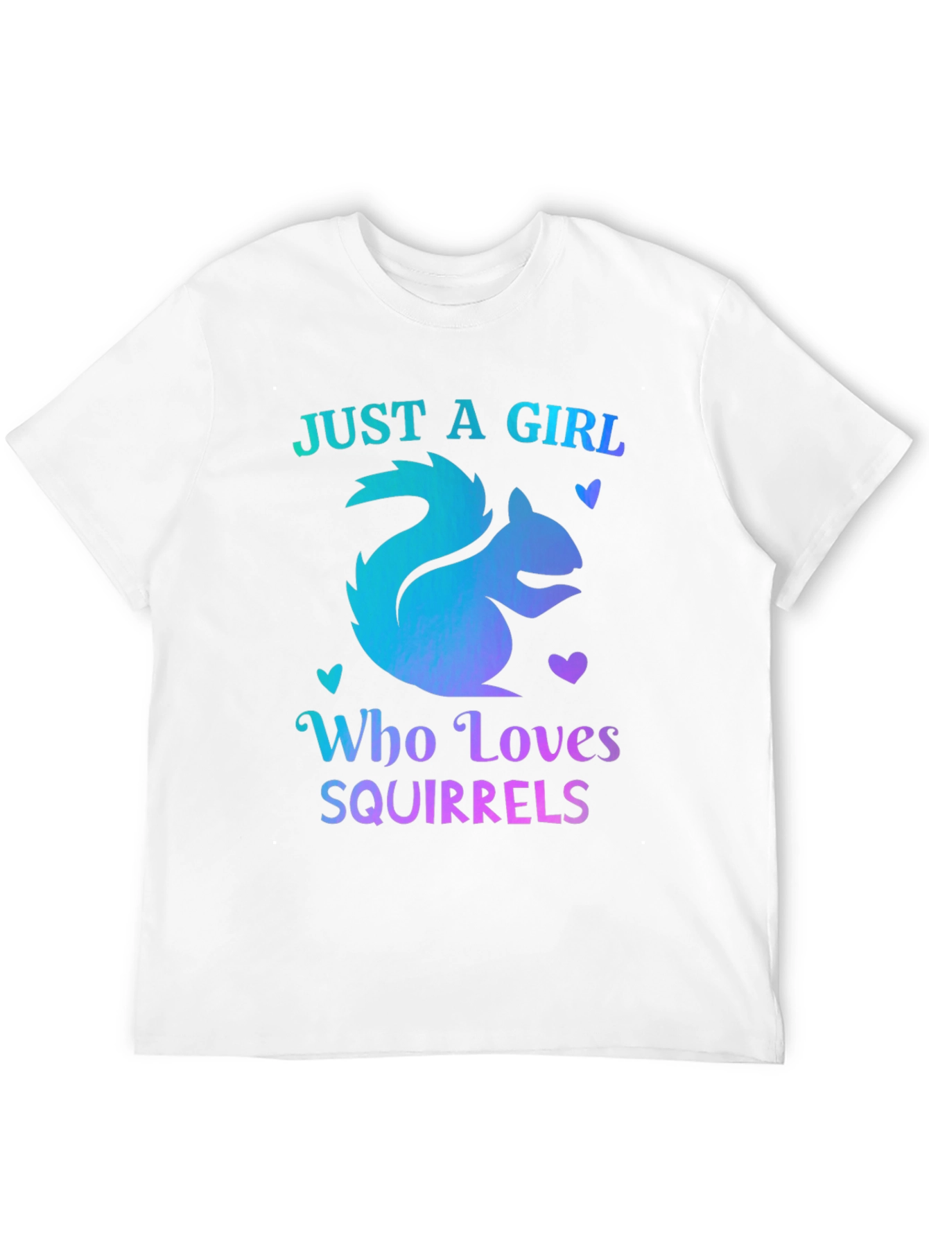 Girl Who Loves Squirrels T-Shirt