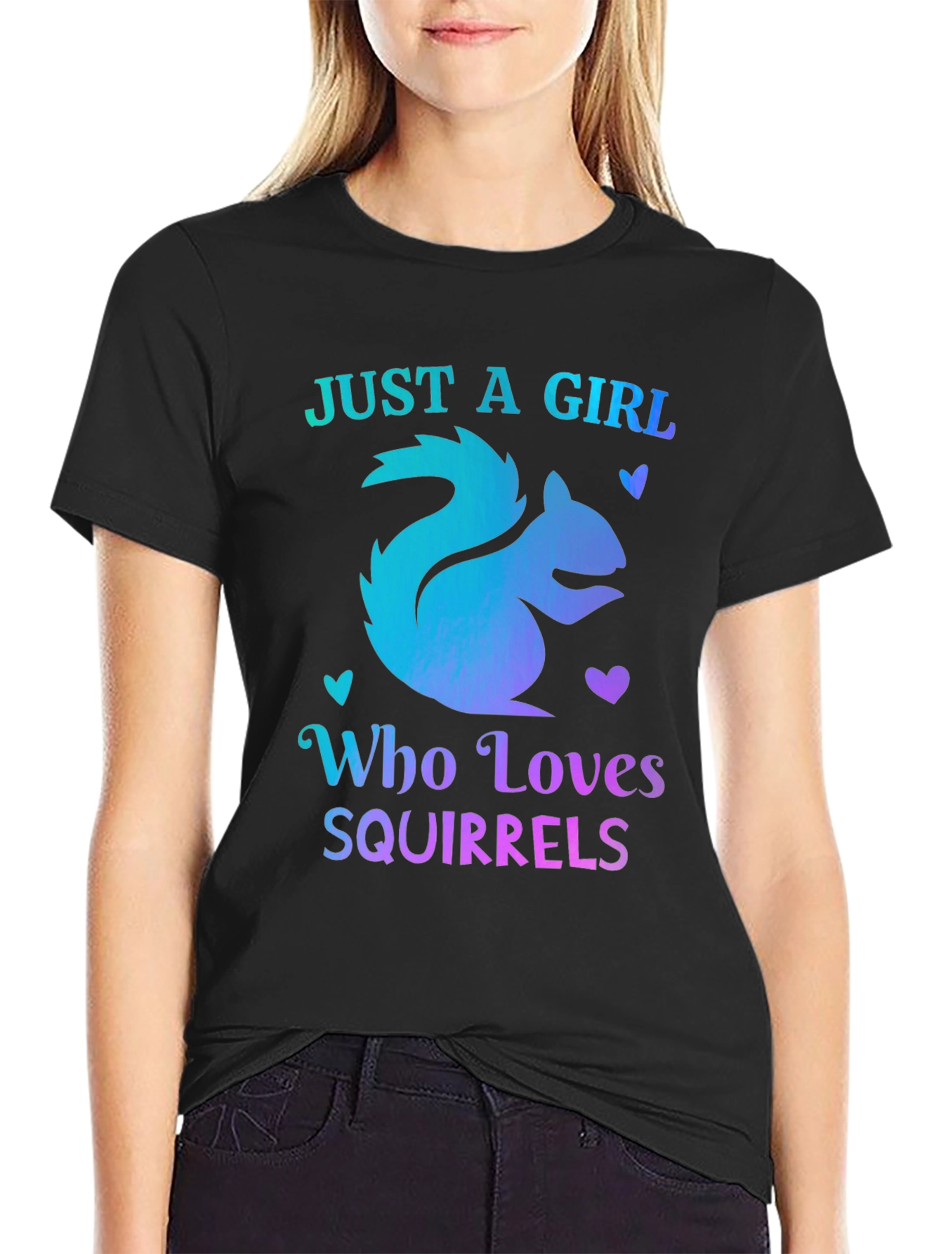 Girl Who Loves Squirrels T-Shirt