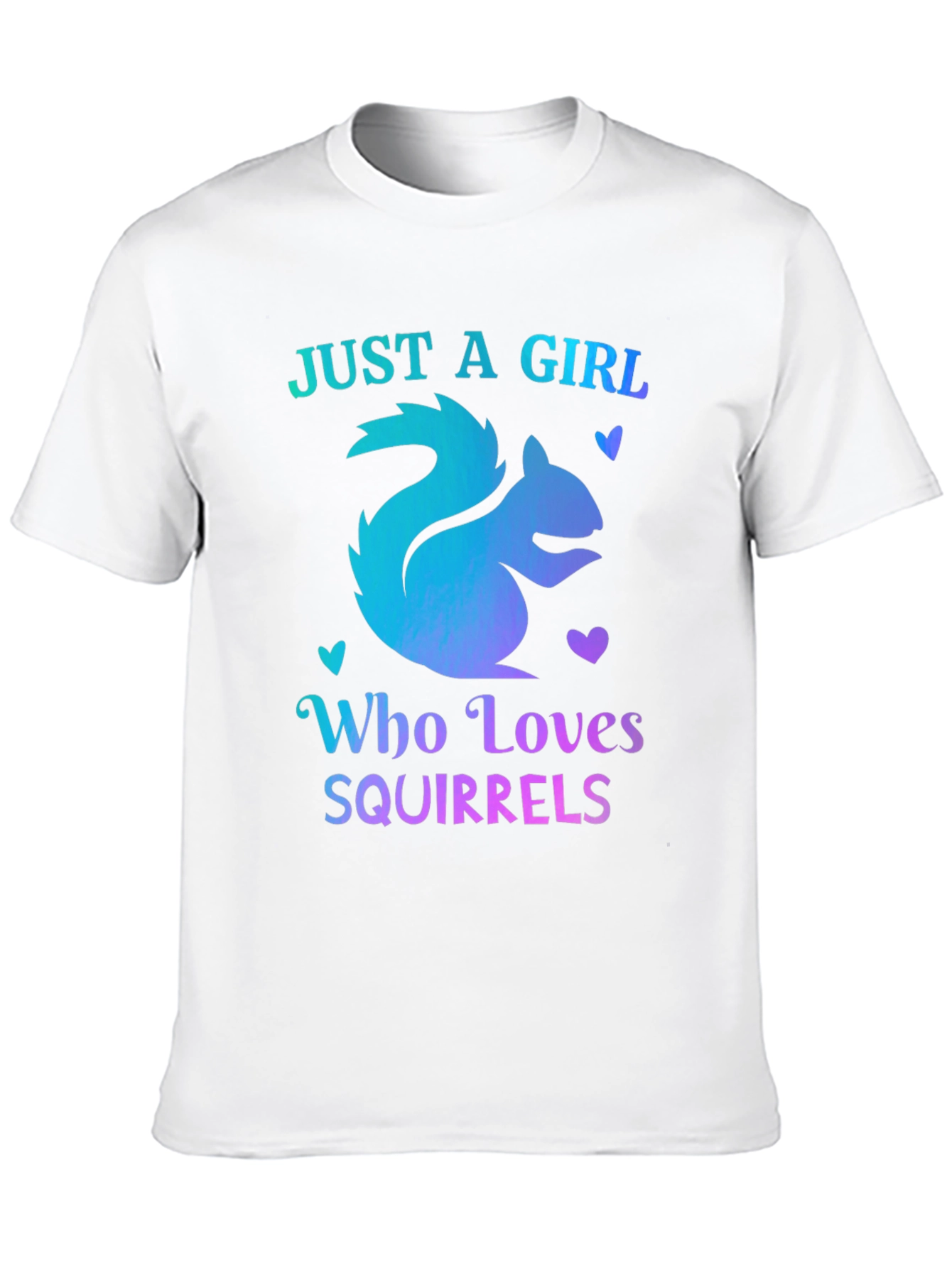 Girl Who Loves Squirrels T-Shirt
