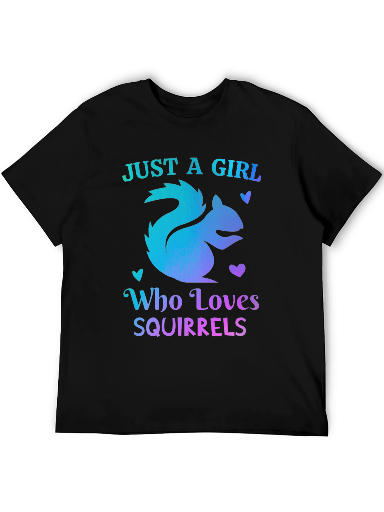 Girl Who Loves Squirrels T-Shirt