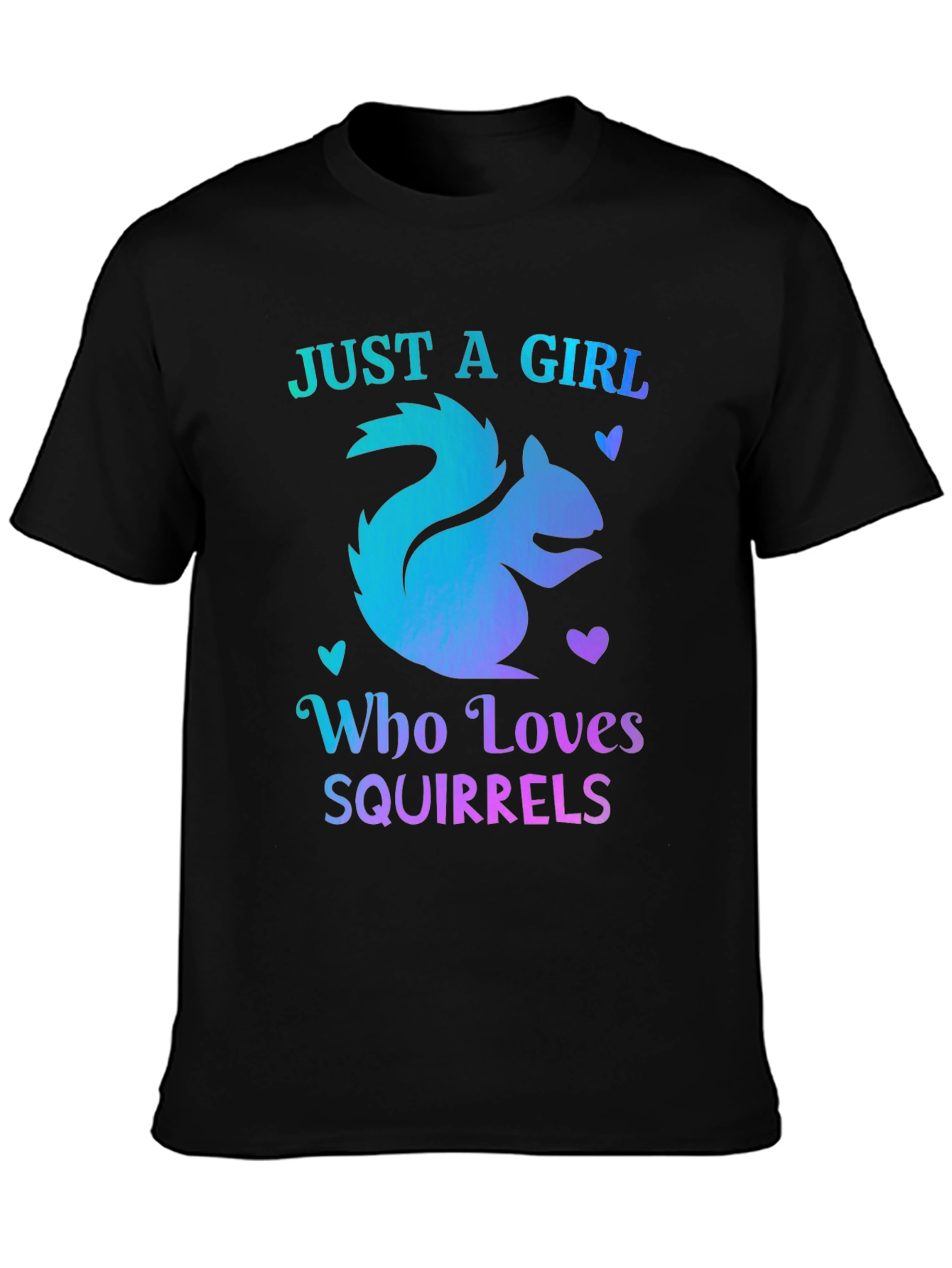 Girl Who Loves Squirrels T-Shirt