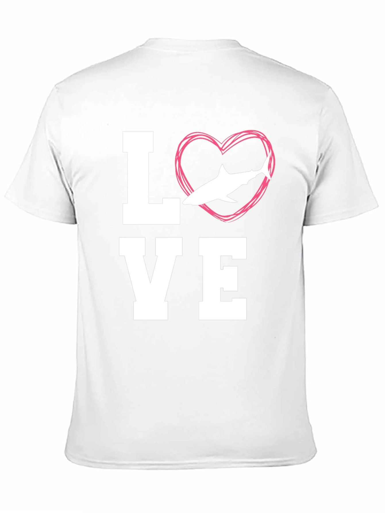 Love Shark Black T-Shirt - Animal Lover Tee