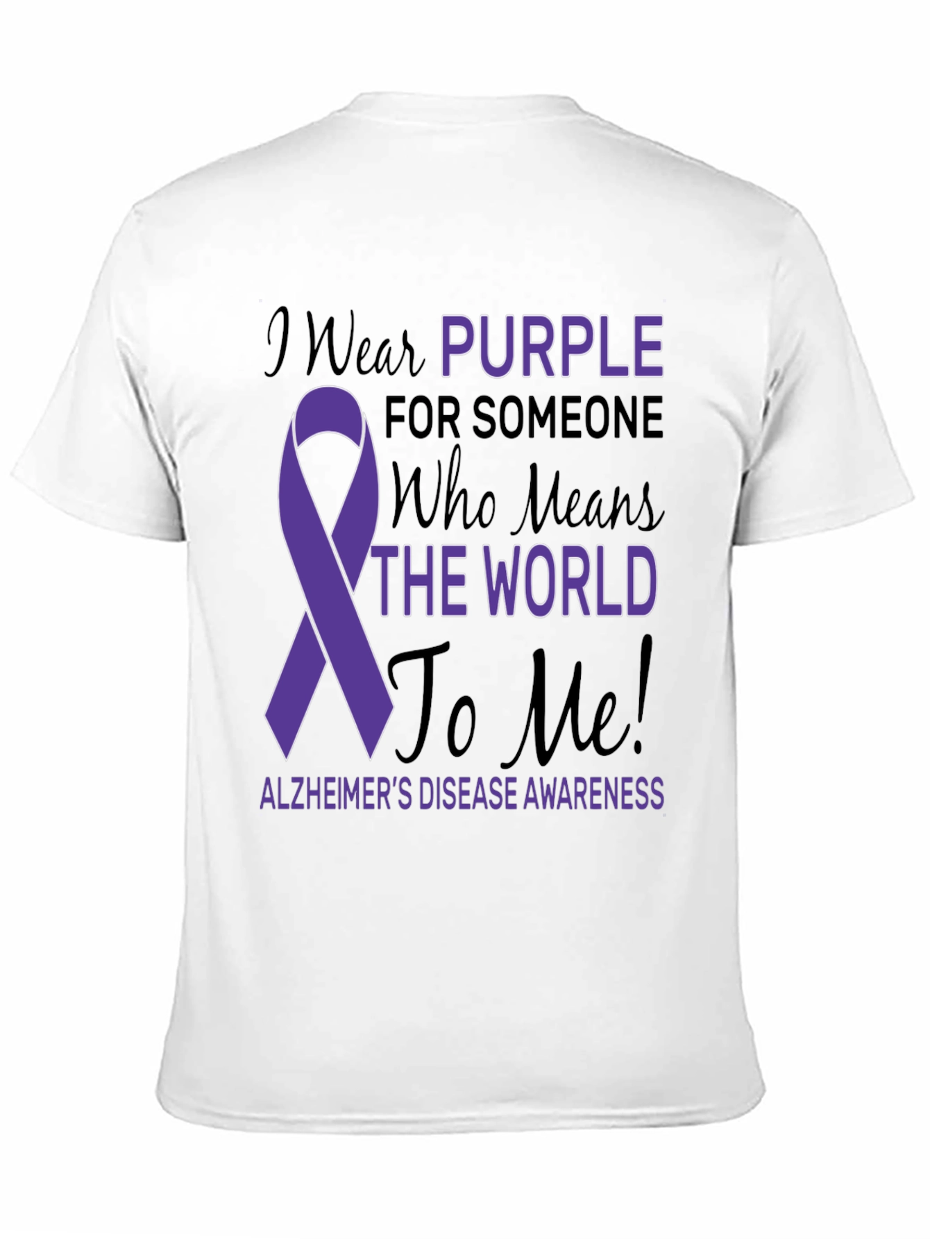 Purple Alzheimers Awareness T-Shirt