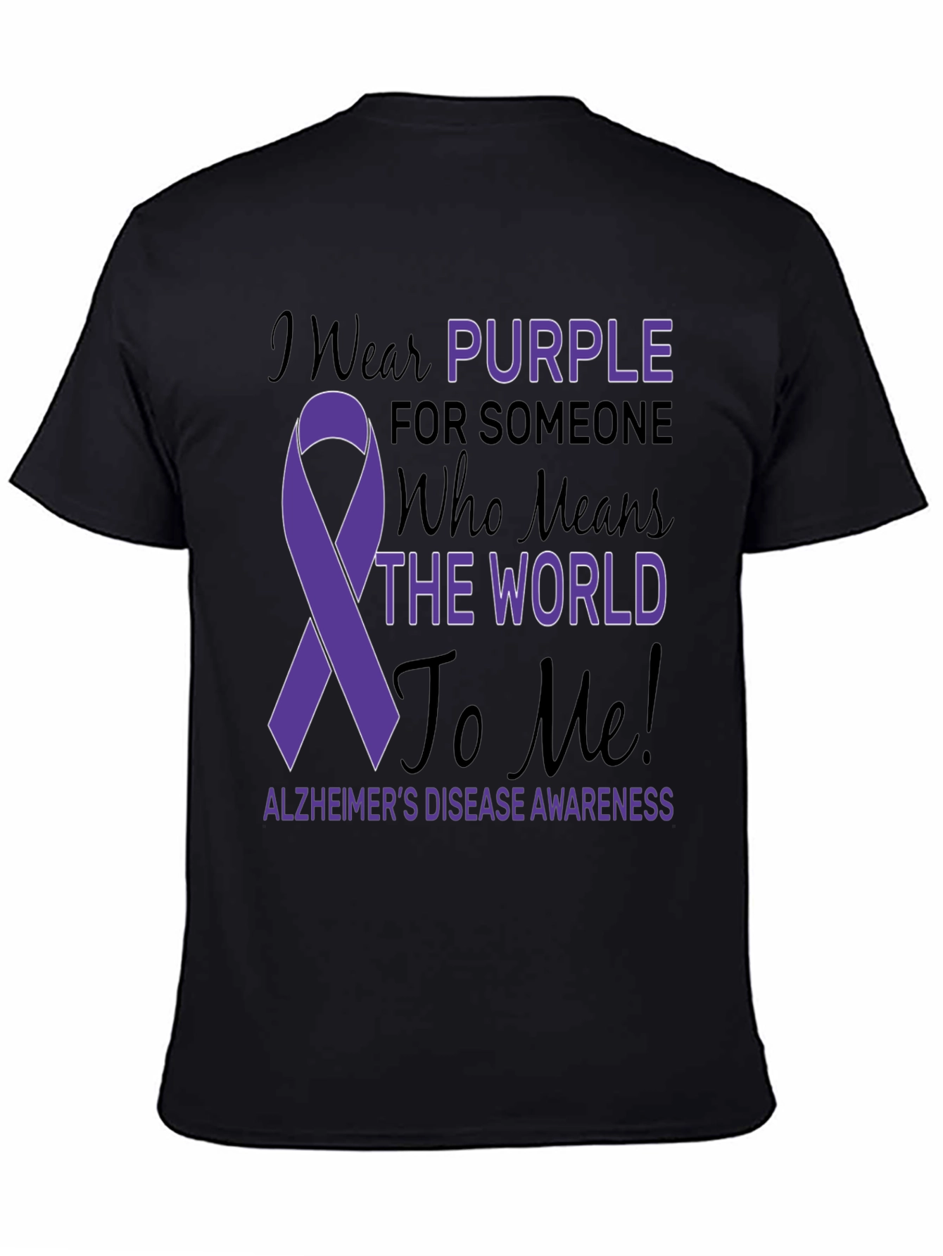 Purple Alzheimers Awareness T-Shirt