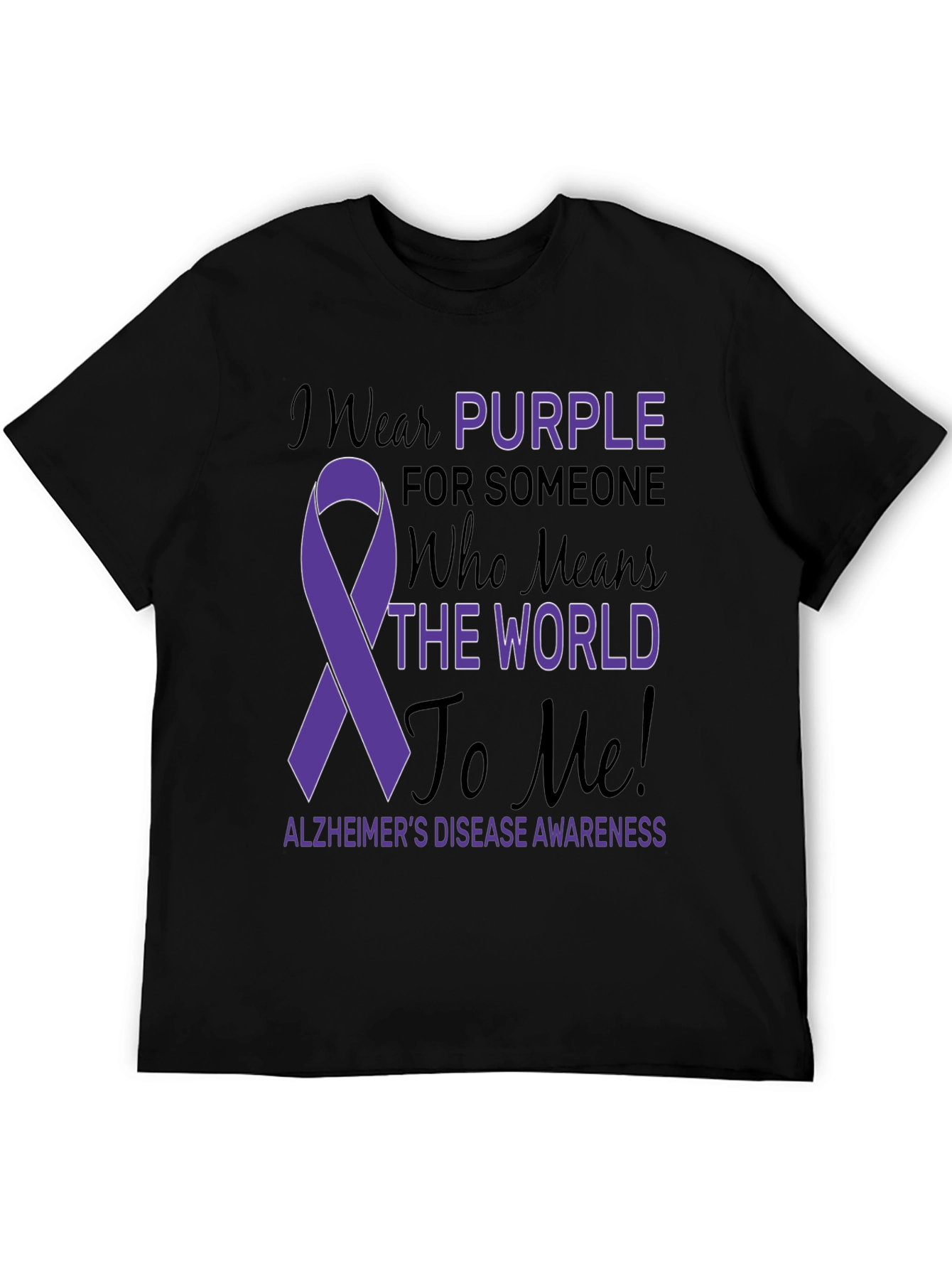 Purple Alzheimers Awareness T-Shirt