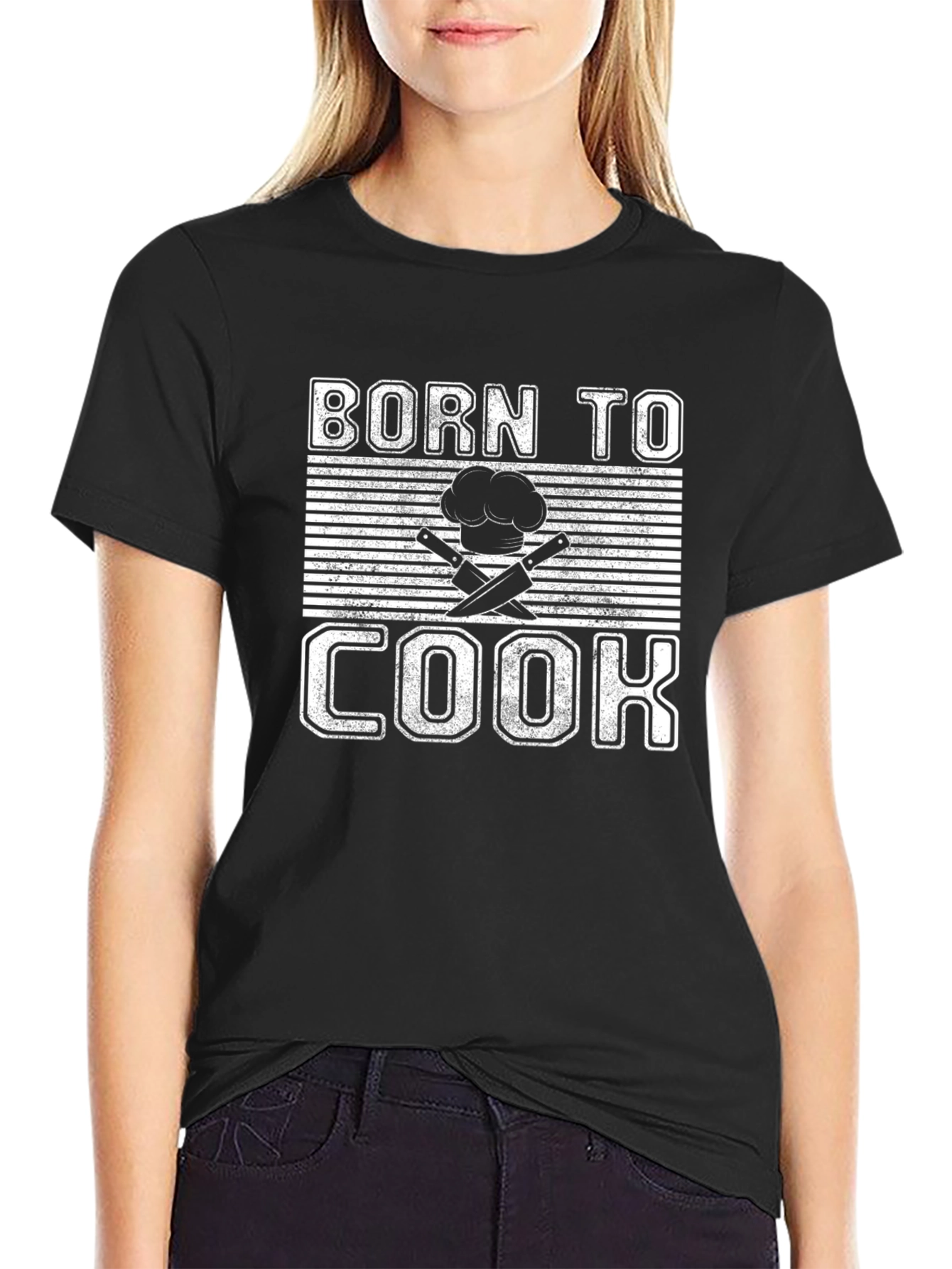Born to Cook Black T-Shirt