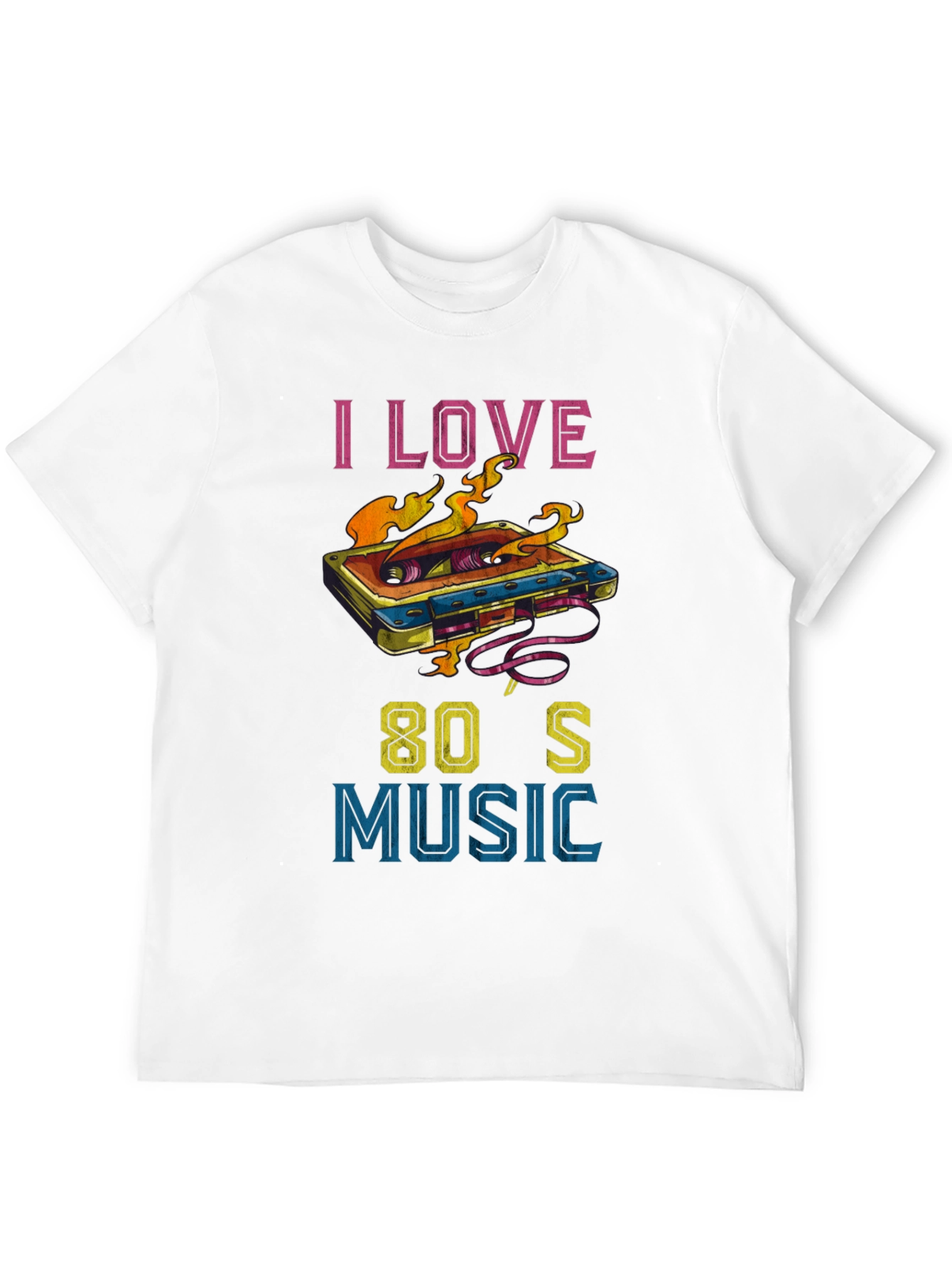 I Love 80s Music Graphic Tee