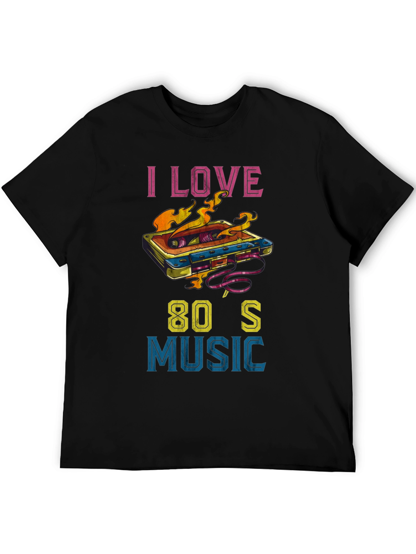 I Love 80s Music Graphic Tee