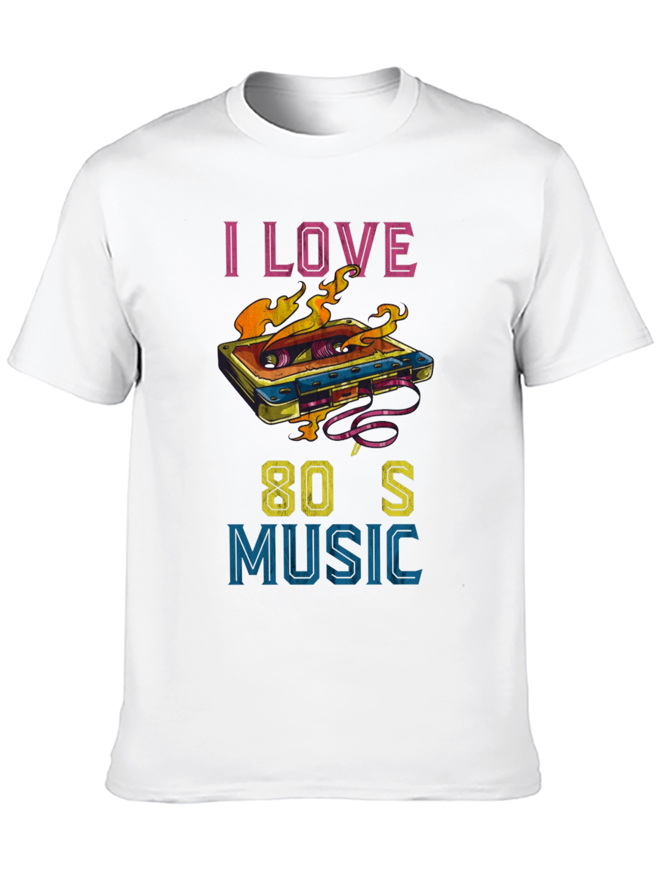 I Love 80s Music Graphic Tee