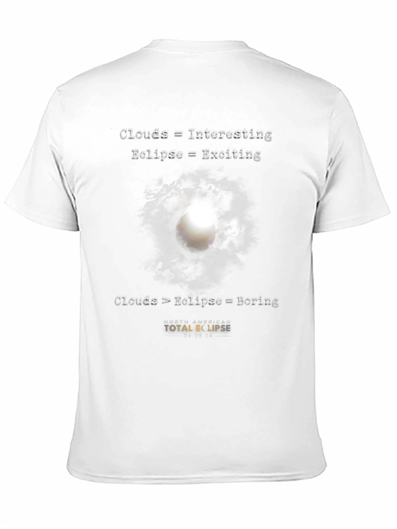 Eclipse Graphic T-Shirt - Clouds vs. Eclipse
