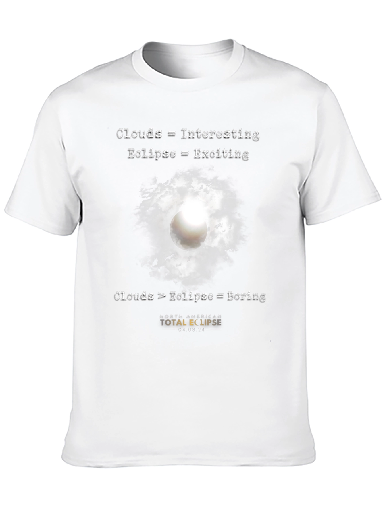 Eclipse Graphic T-Shirt - Clouds vs. Eclipse