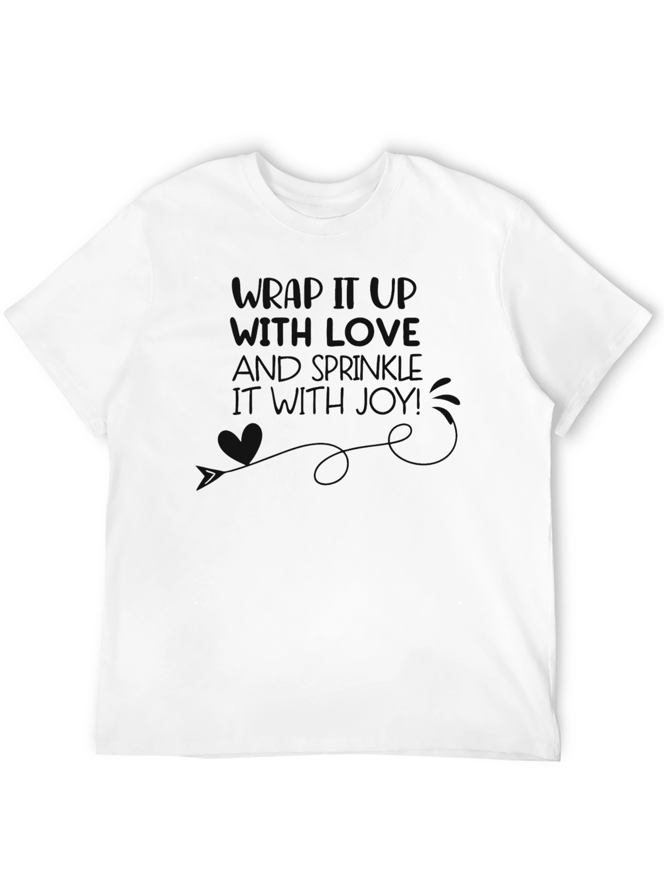 Wrap It Up T-Shirt - Festive Holiday Joy Tee