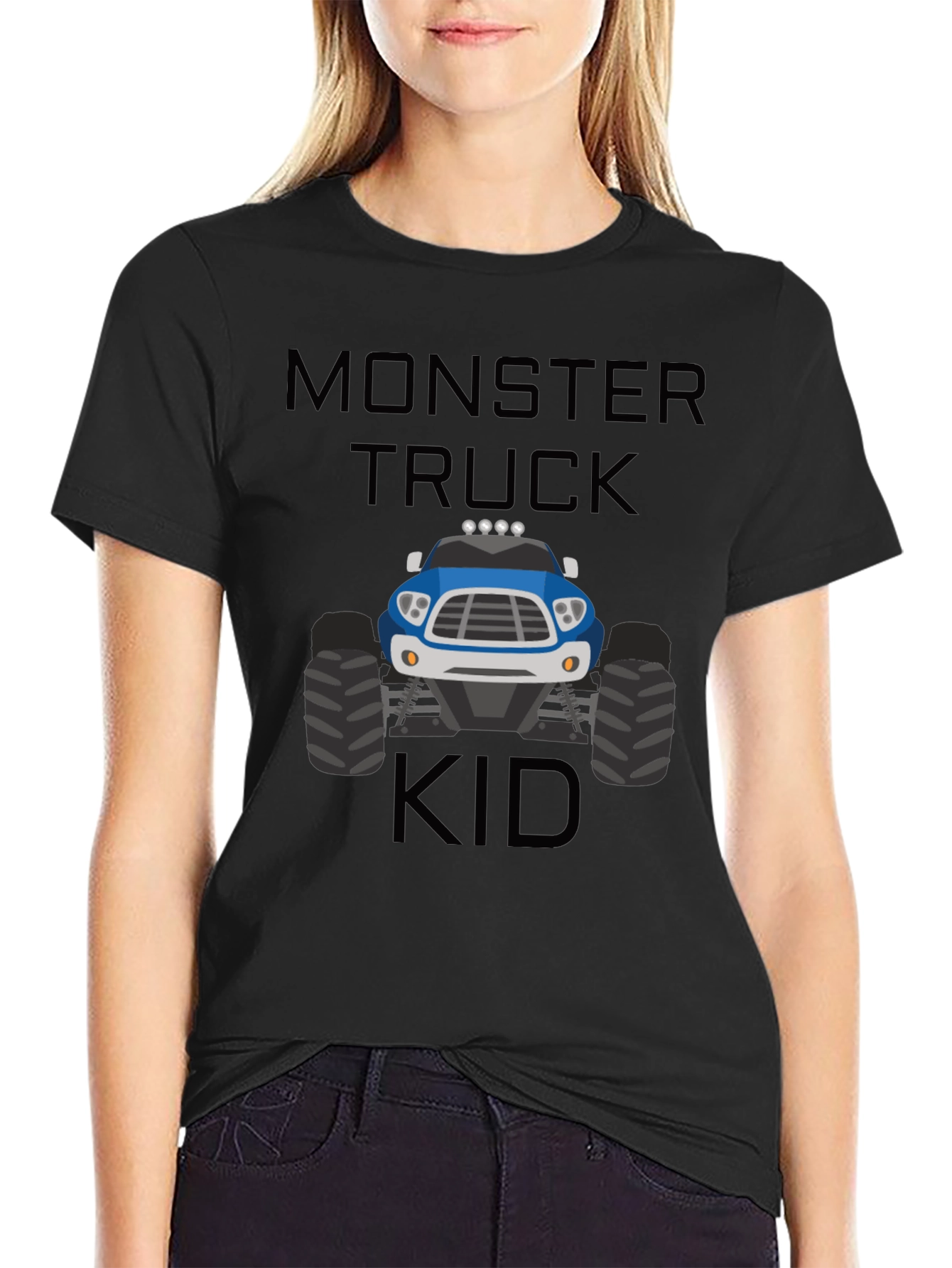 Monster Truck Kid T-Shirt - Cool Graphic Tee