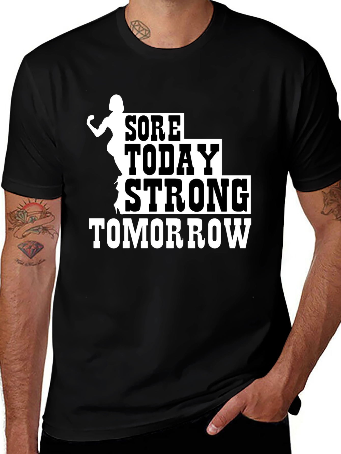Sore Today Strong Tomorrow Black T-Shirt