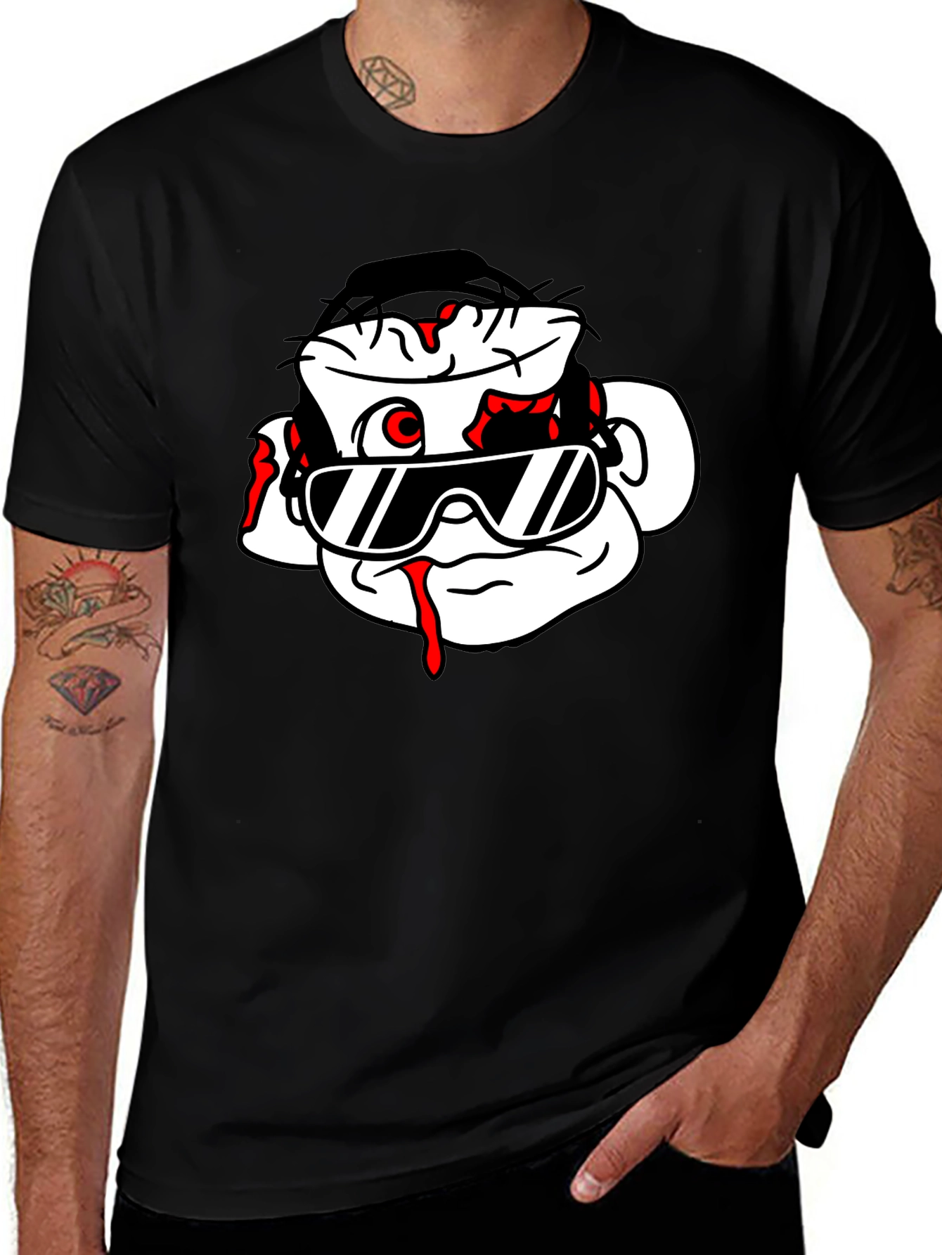 Cool Cartoon Monkey Tee