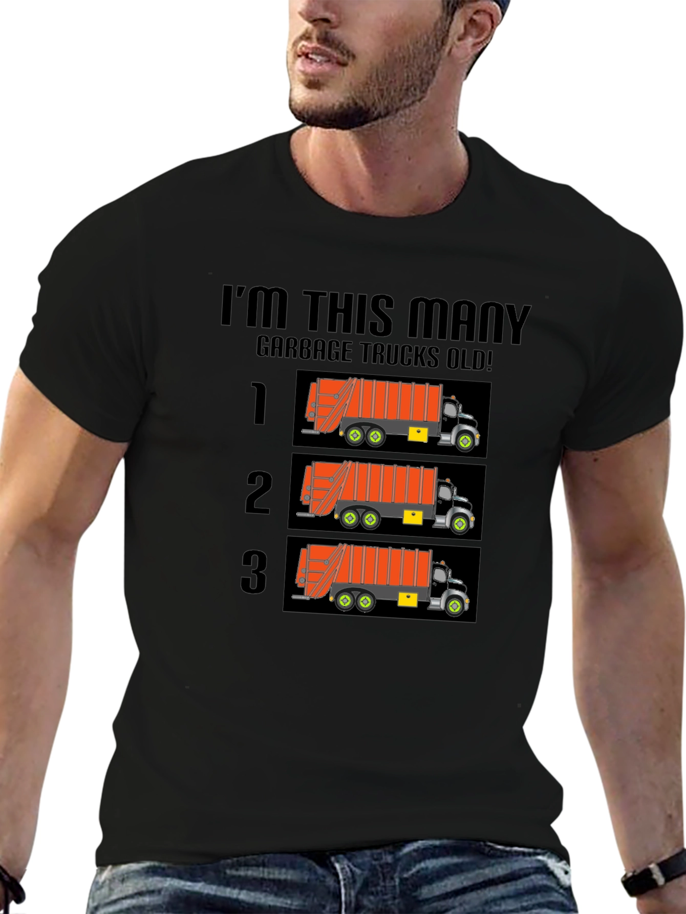 Funny Garbage Truck Birthday T-Shirt