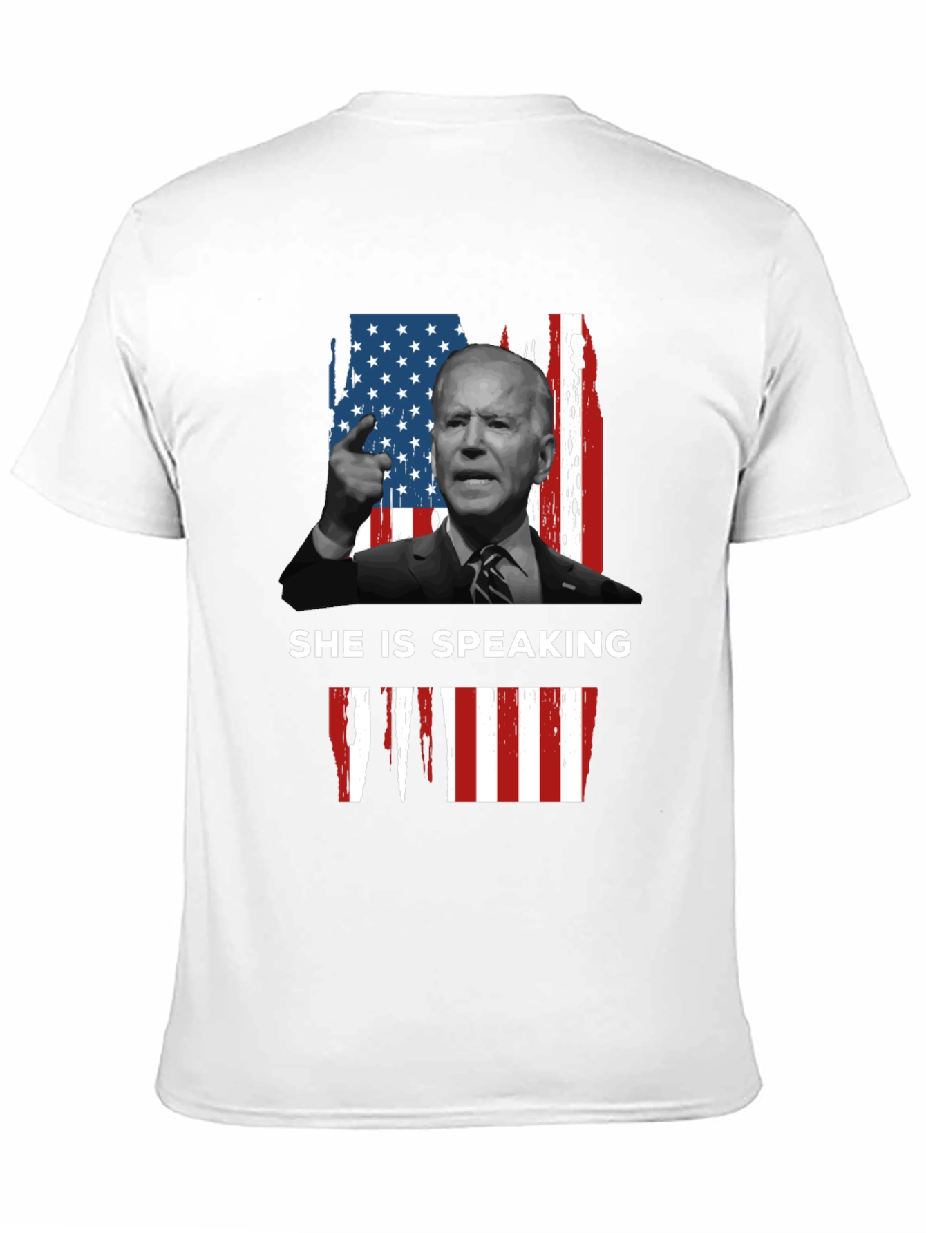 Biden She is Speaking Graphic Tee