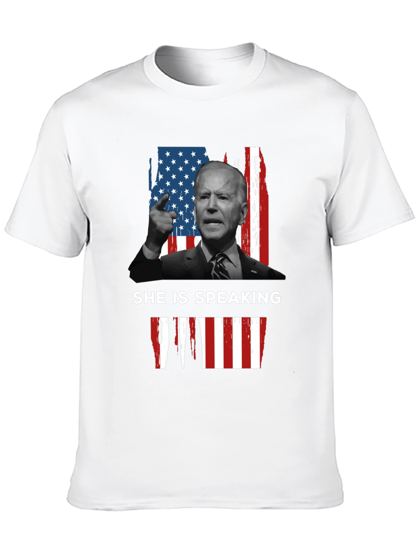 Biden She is Speaking Graphic Tee