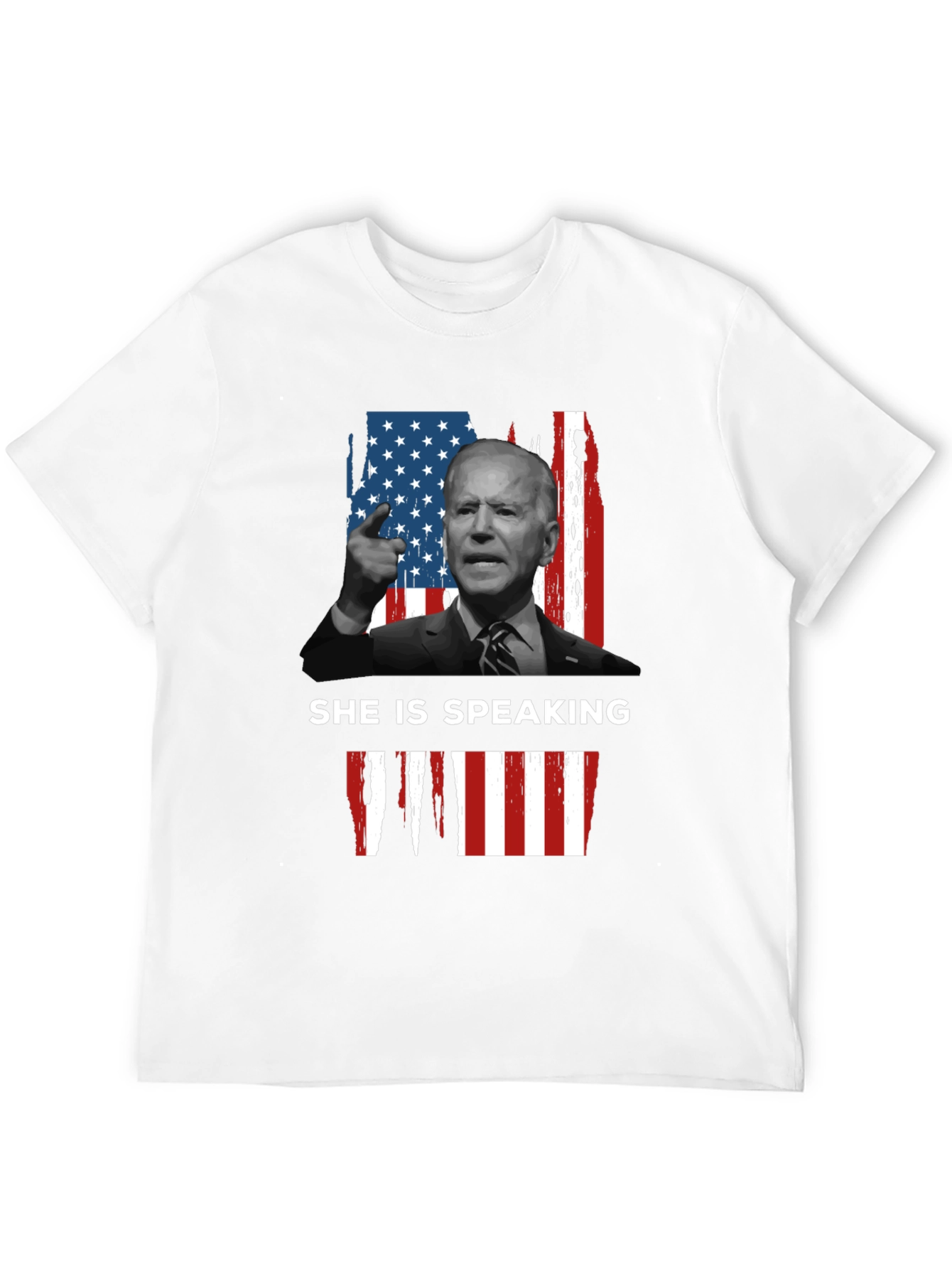Biden She is Speaking Graphic Tee