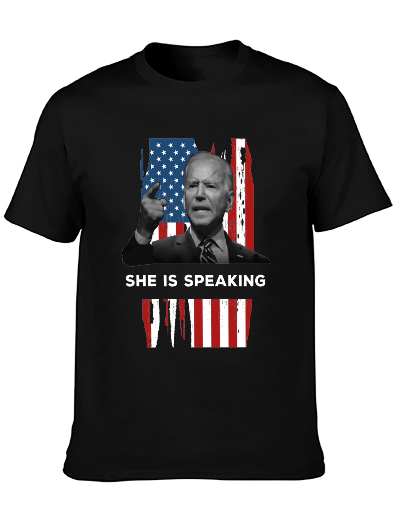Biden She is Speaking Graphic Tee