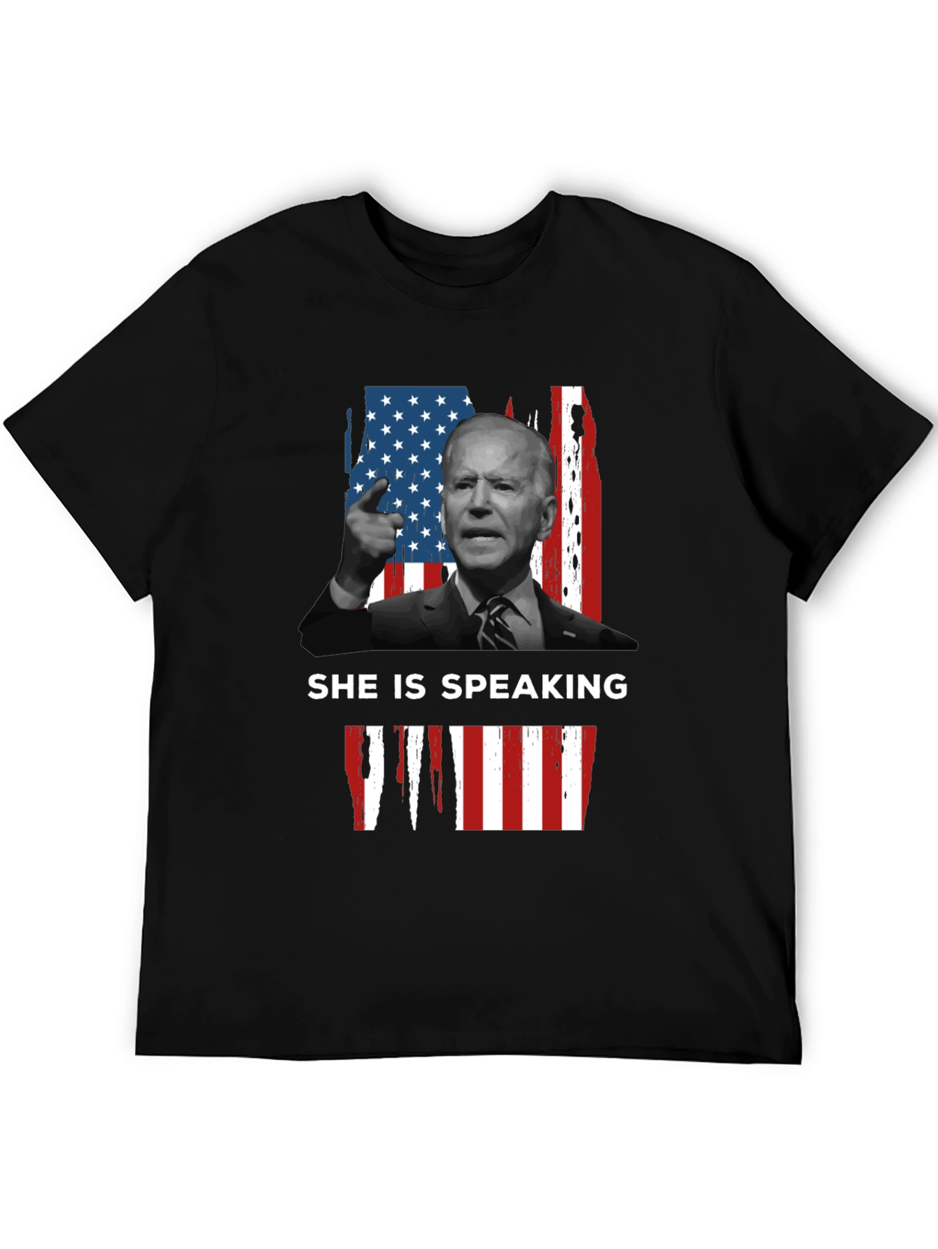 Biden She is Speaking Graphic Tee