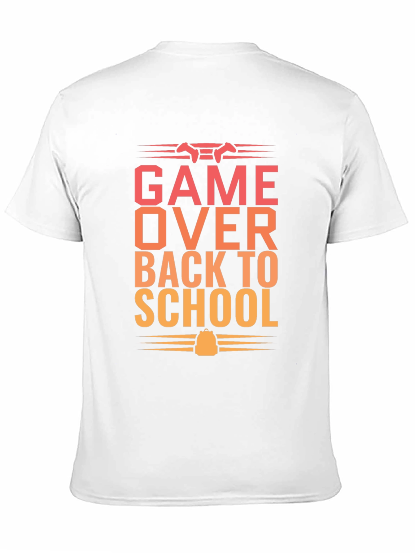 Game Over Back to School Graphic T-Shirt