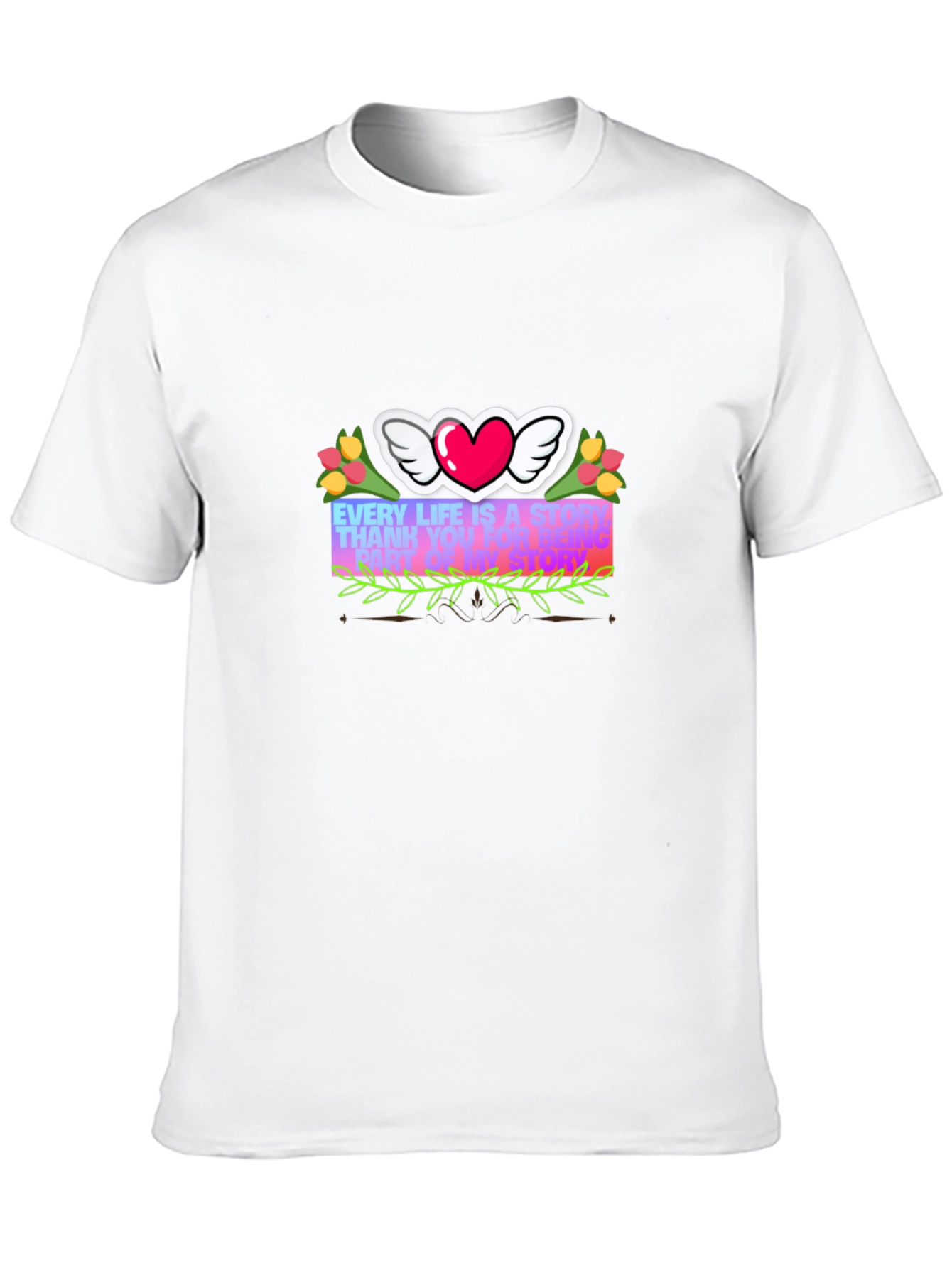 Heart with Wings Graphic Tee