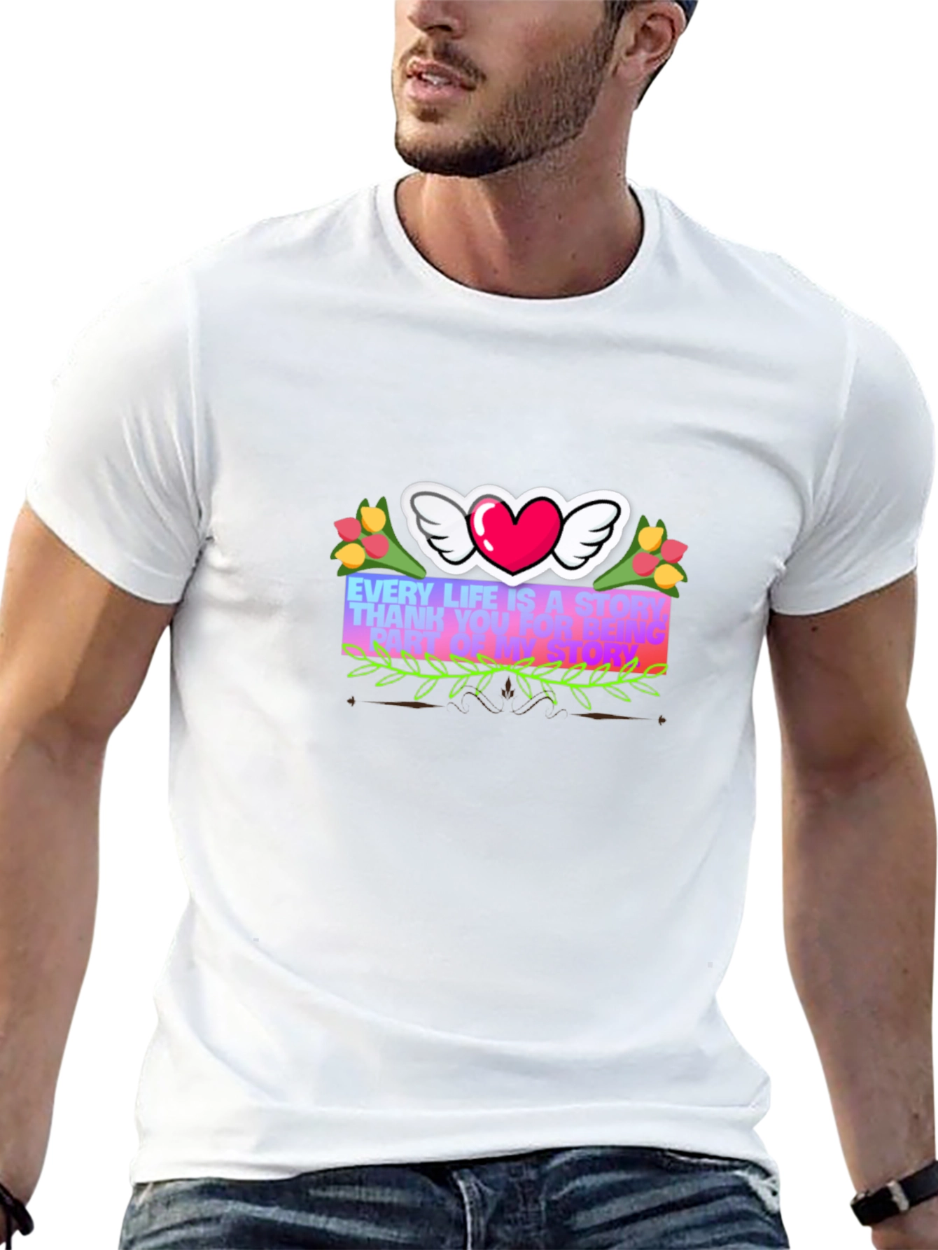 Heart with Wings Graphic Tee
