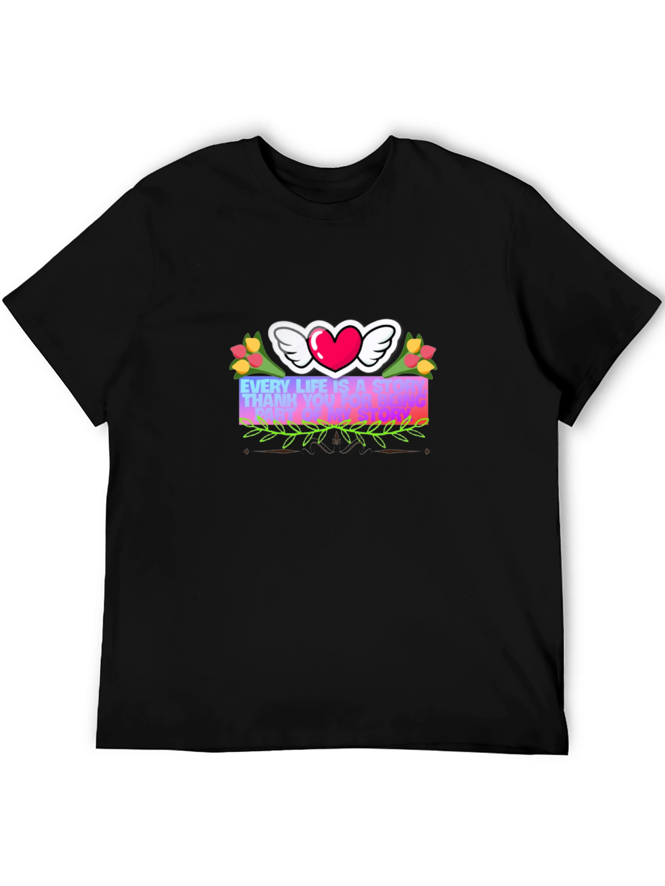 Heart with Wings Graphic Tee