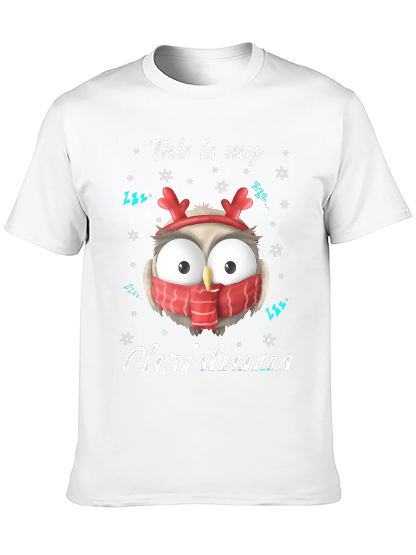 Funny Christmas Owl T-Shirt