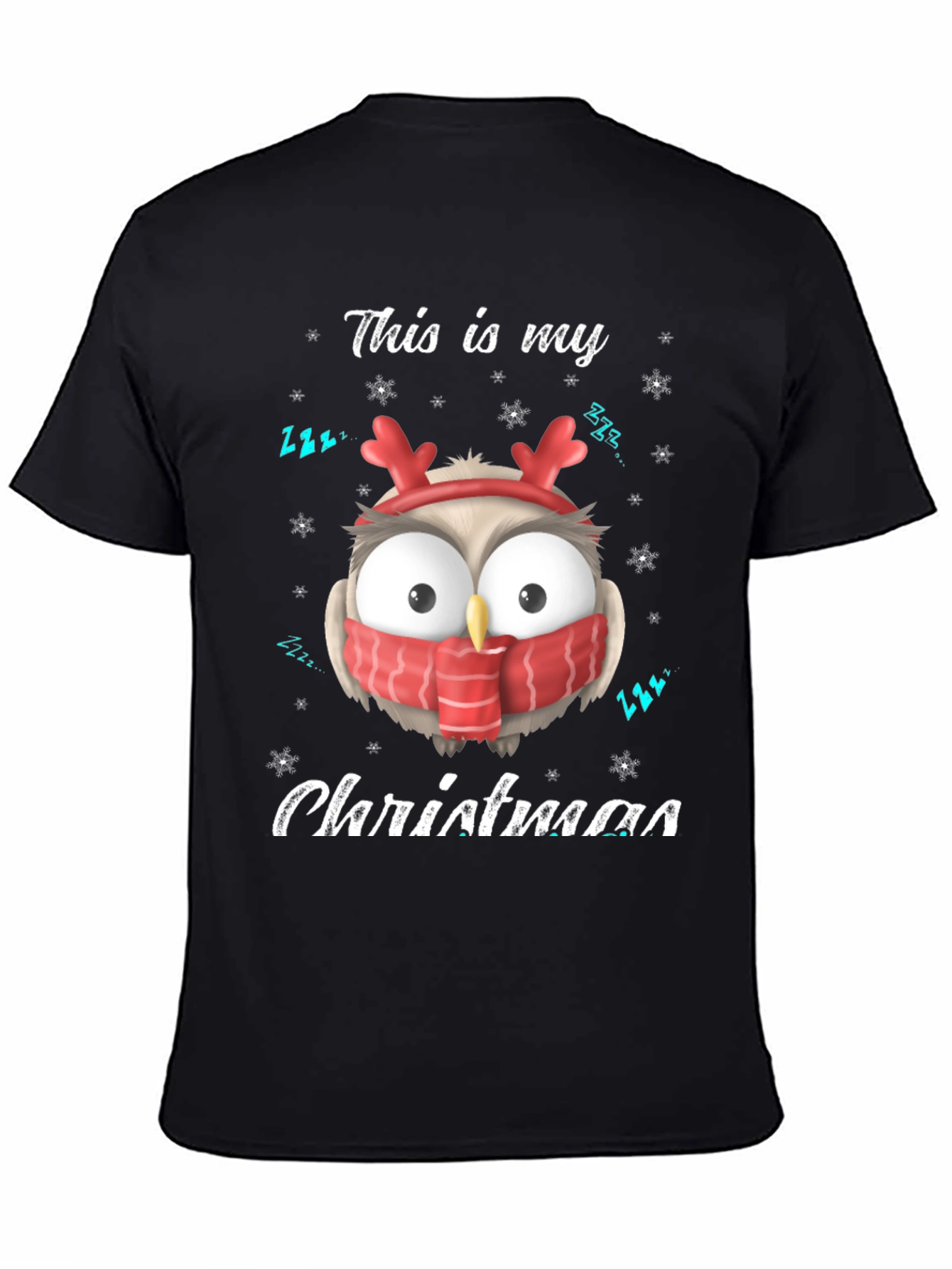 Funny Christmas Owl T-Shirt