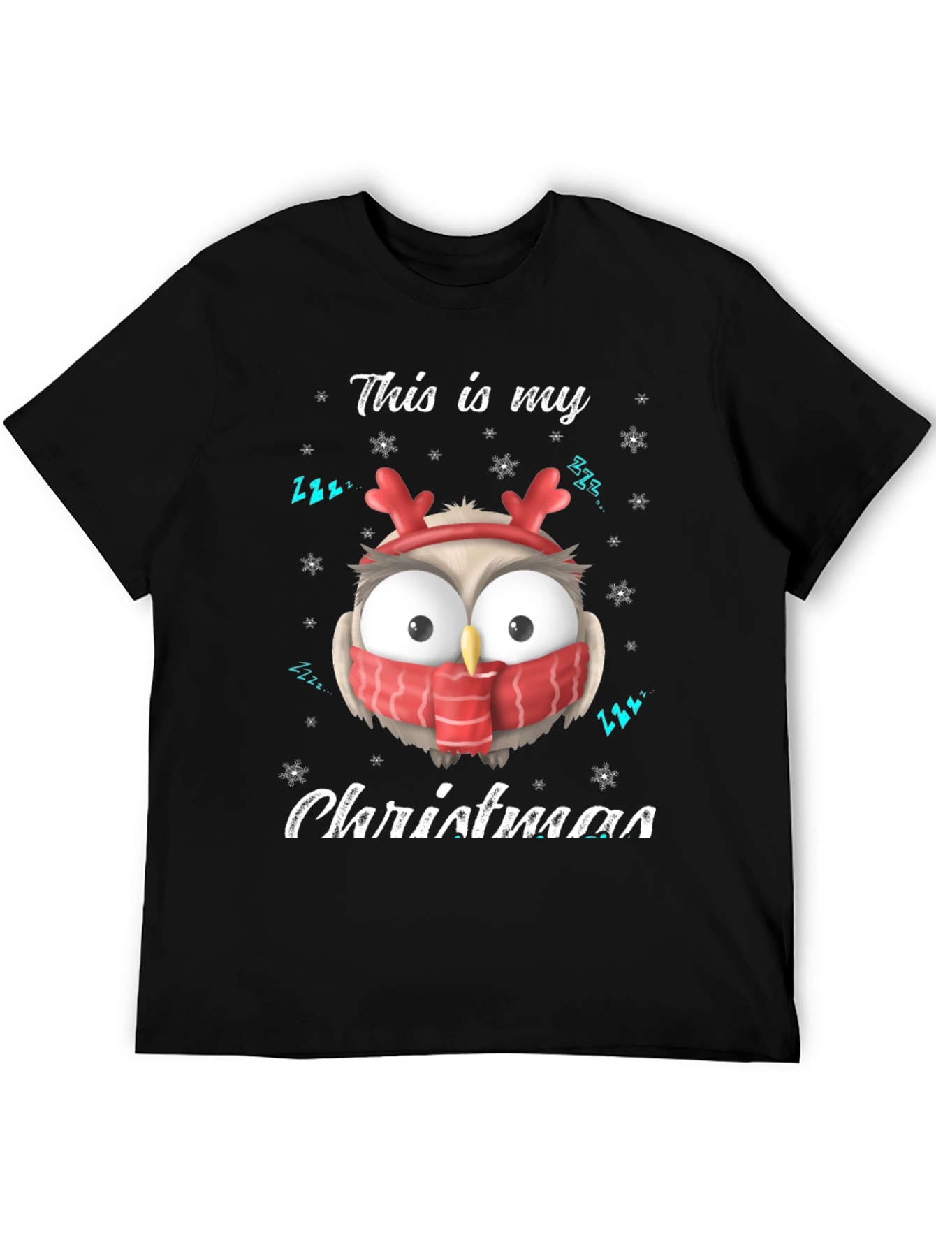 Funny Christmas Owl T-Shirt