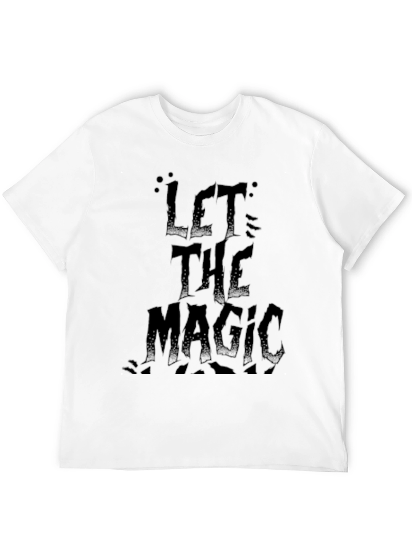 Let the Magic Happen Black Graphic Tee