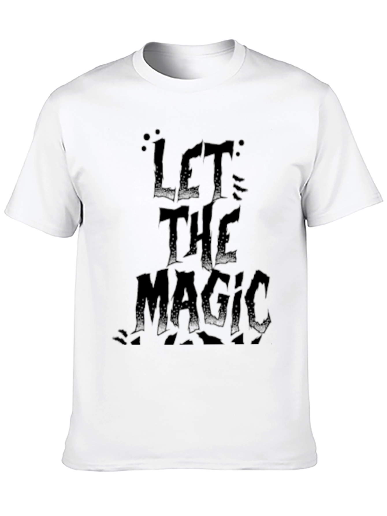 Let the Magic Happen Black Graphic Tee