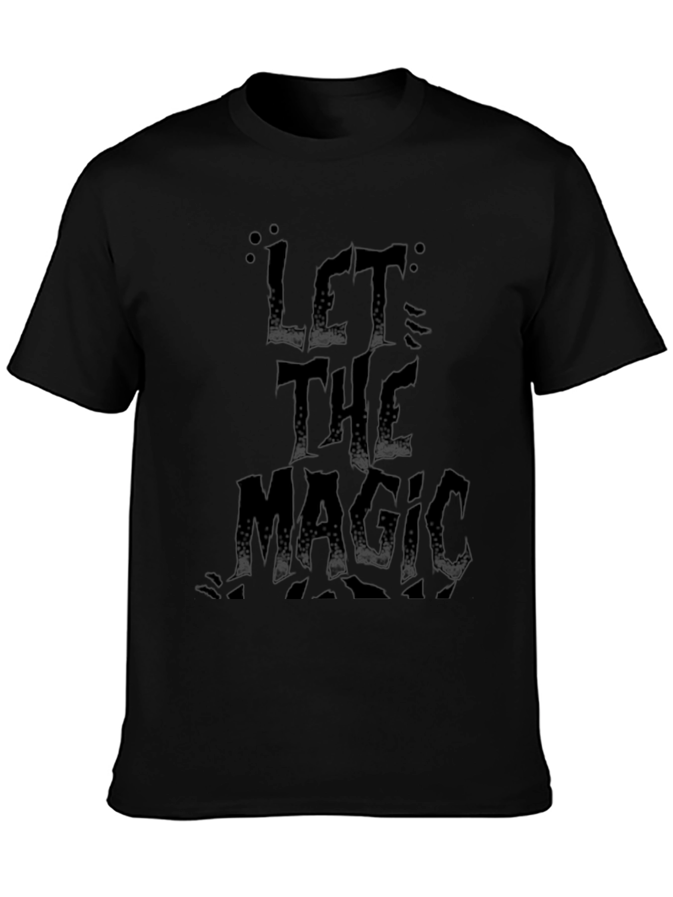 Let the Magic Happen Black Graphic Tee