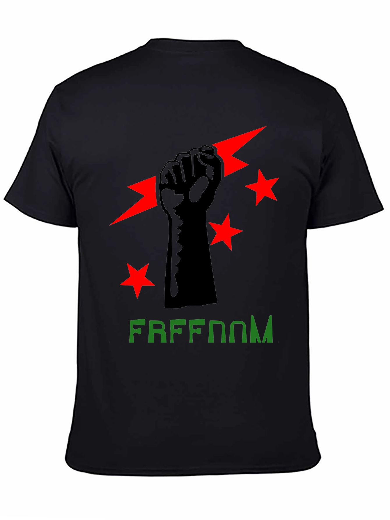 Freedom Fist Graphic Tee - Black