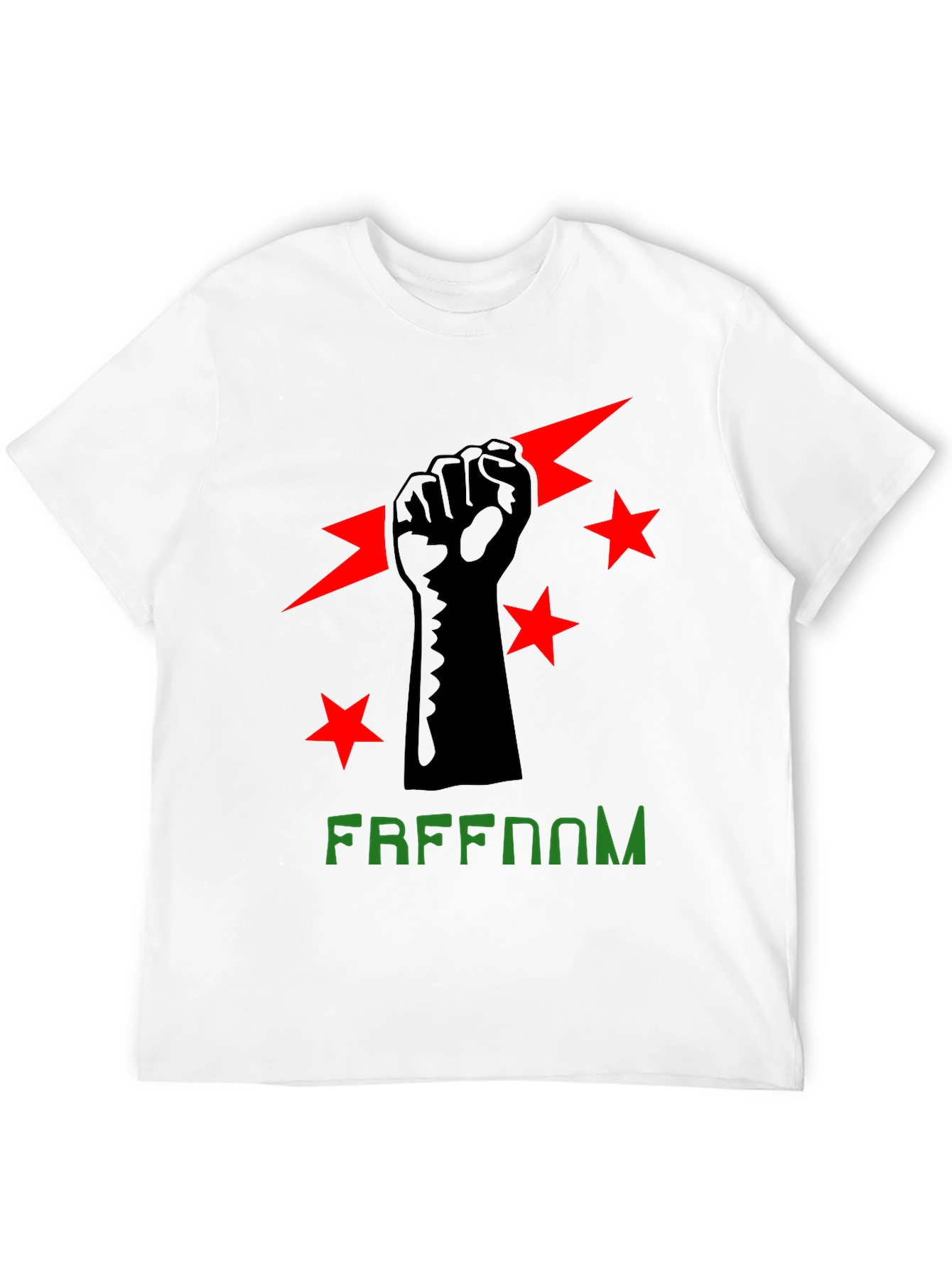 Freedom Fist Graphic Tee - Black