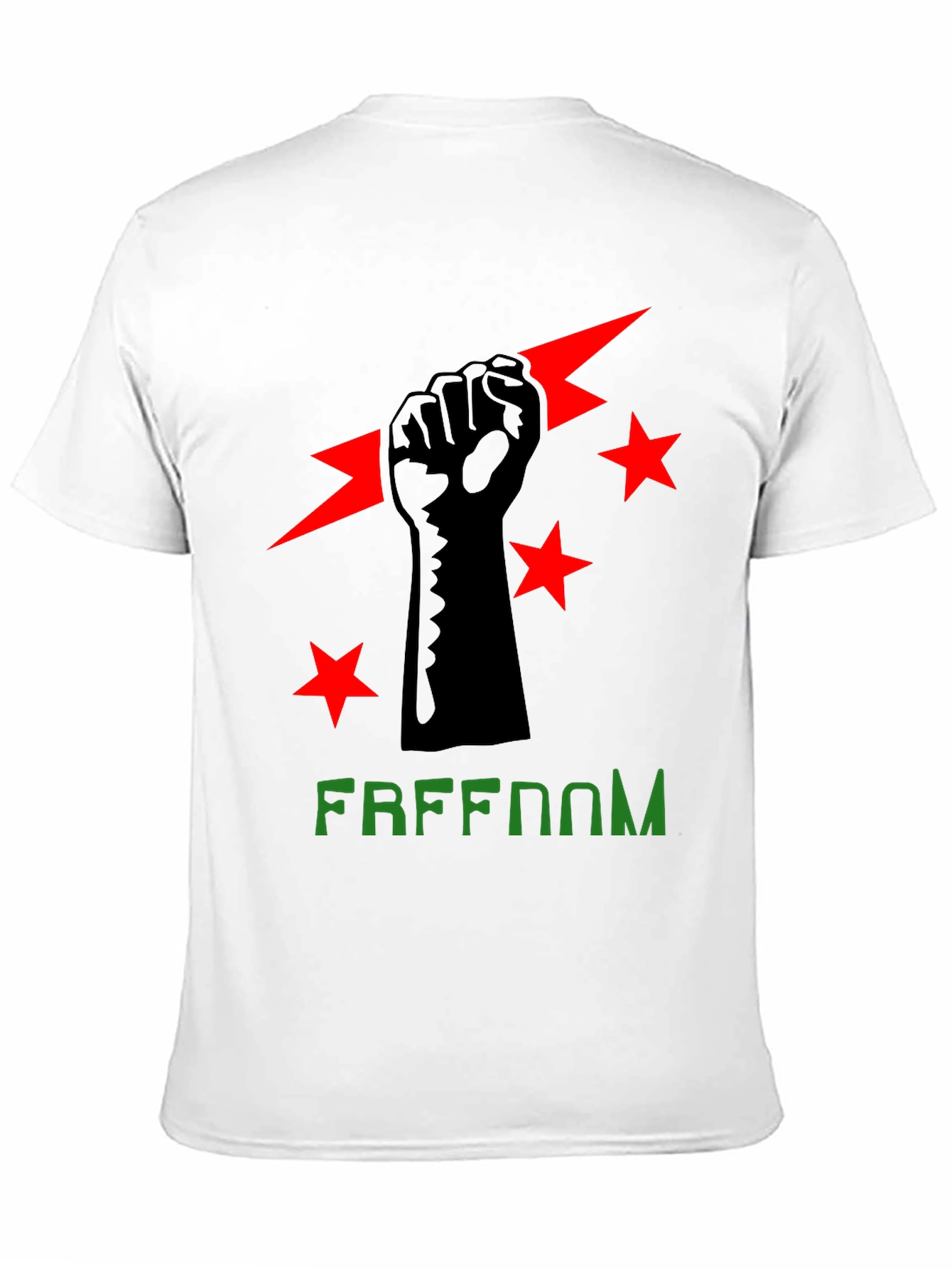 Freedom Fist Graphic Tee - Black