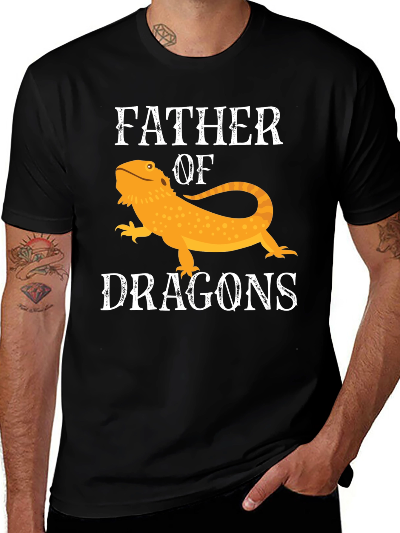 Father of Dragons Bearded Dragon T-Shirt