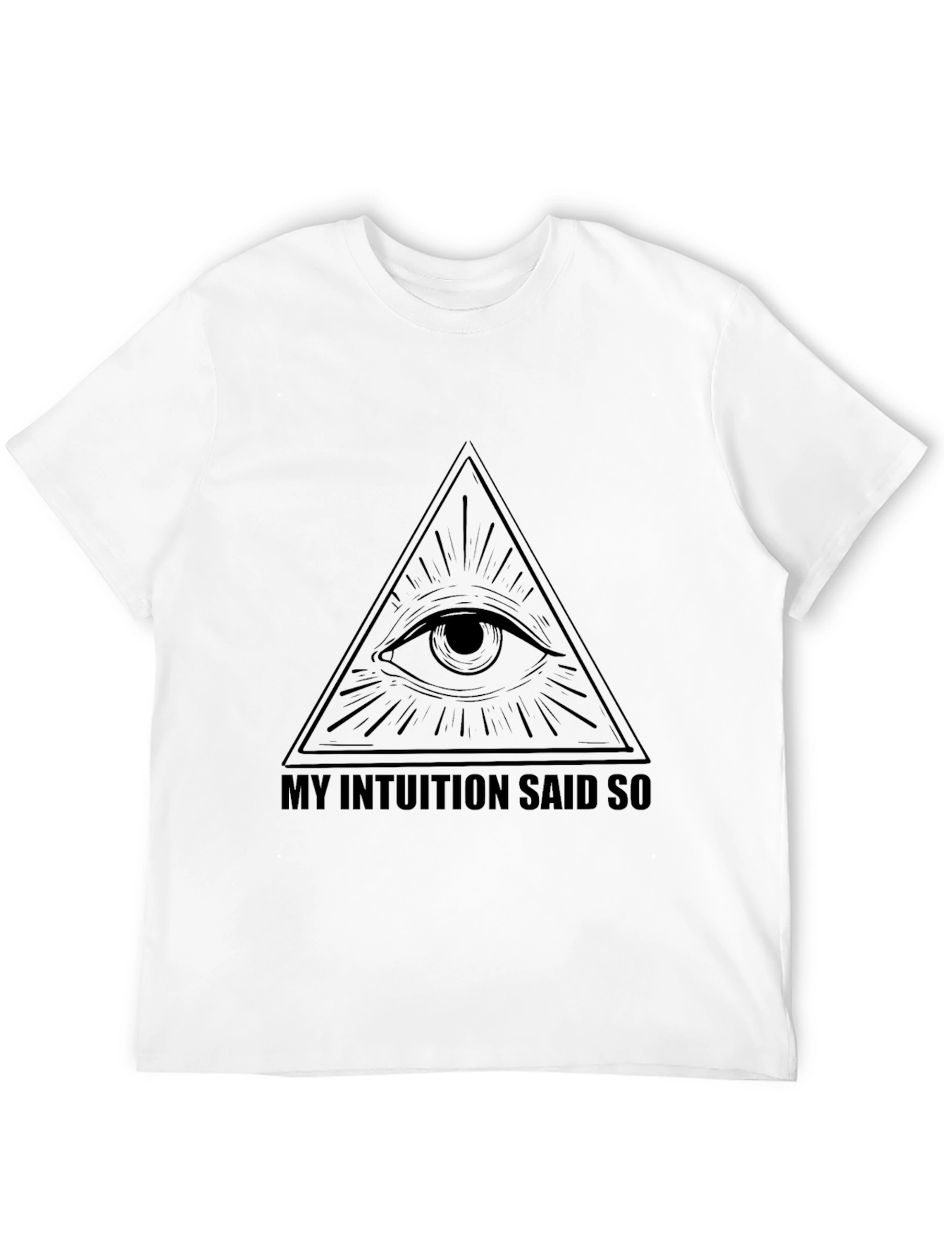 Intuition Eye Graphic Black T-Shirt