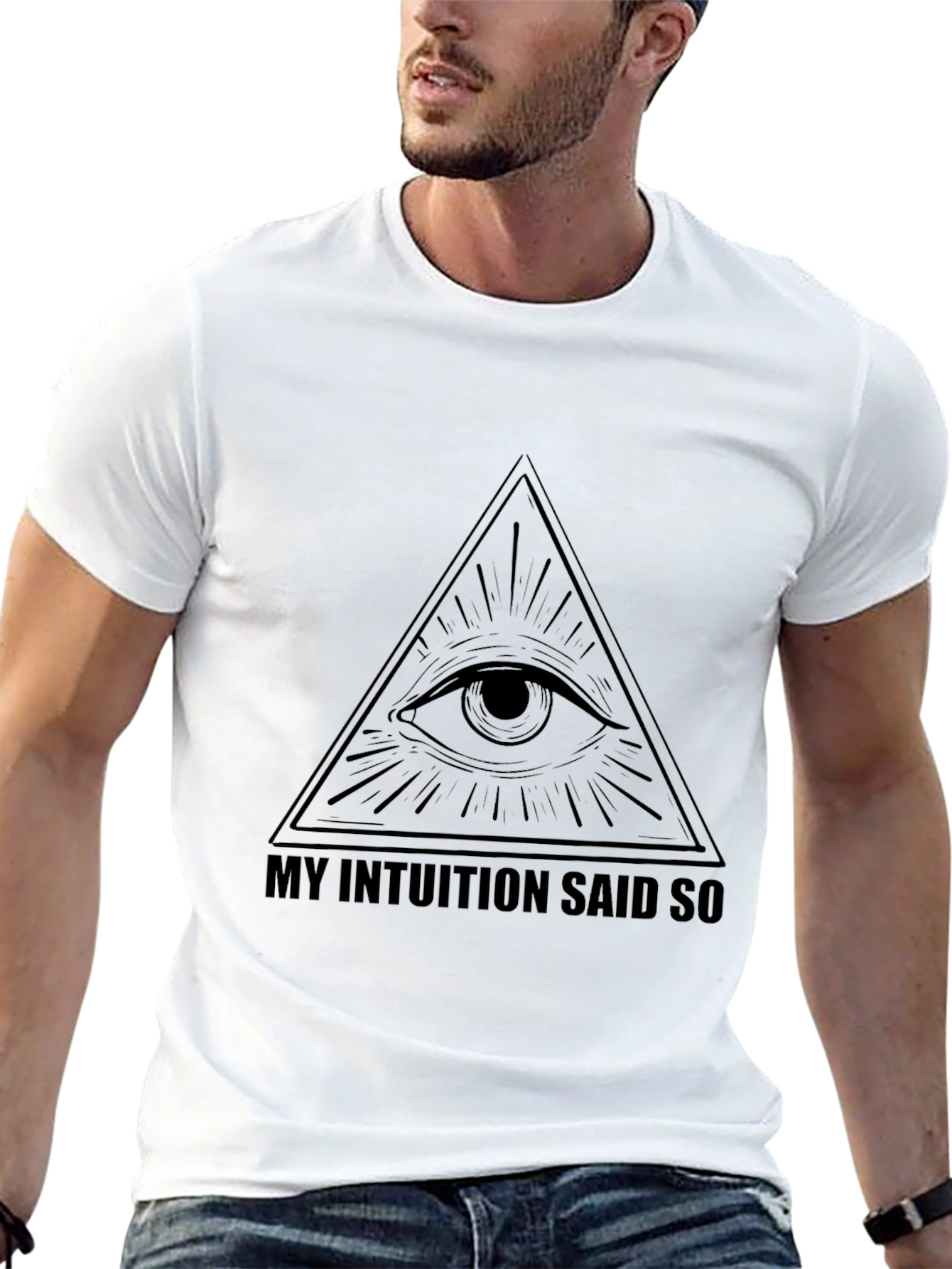 Intuition Eye Graphic Black T-Shirt