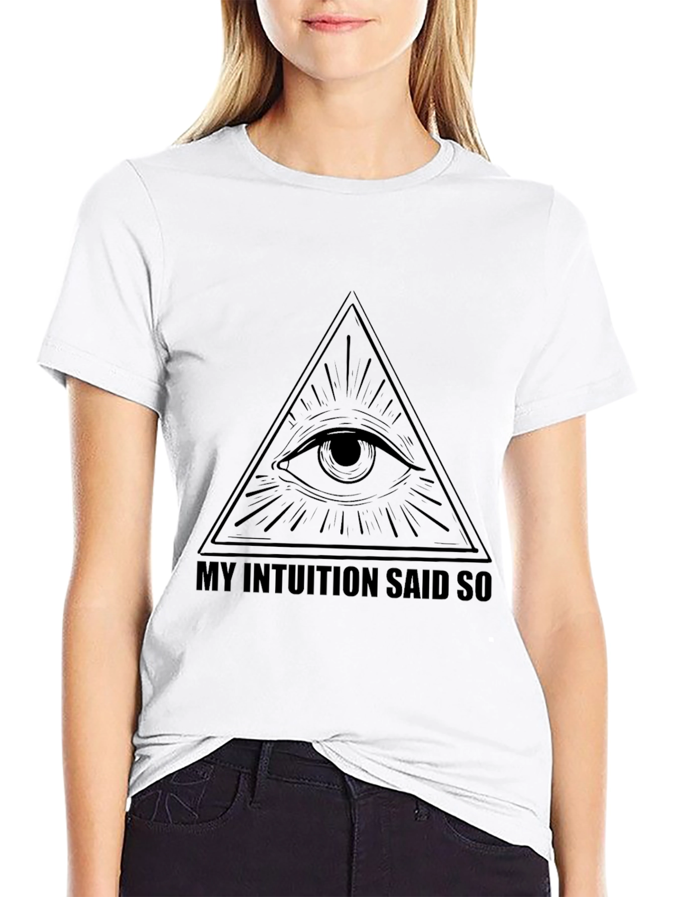Intuition Eye Graphic Black T-Shirt