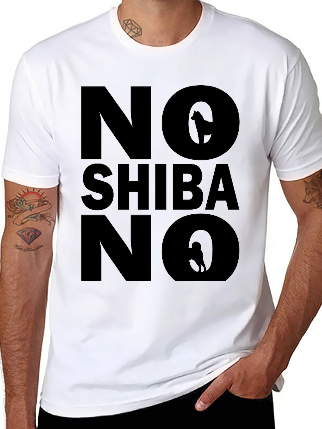 No Shiba No T-Shirt - Dog Lover Tee